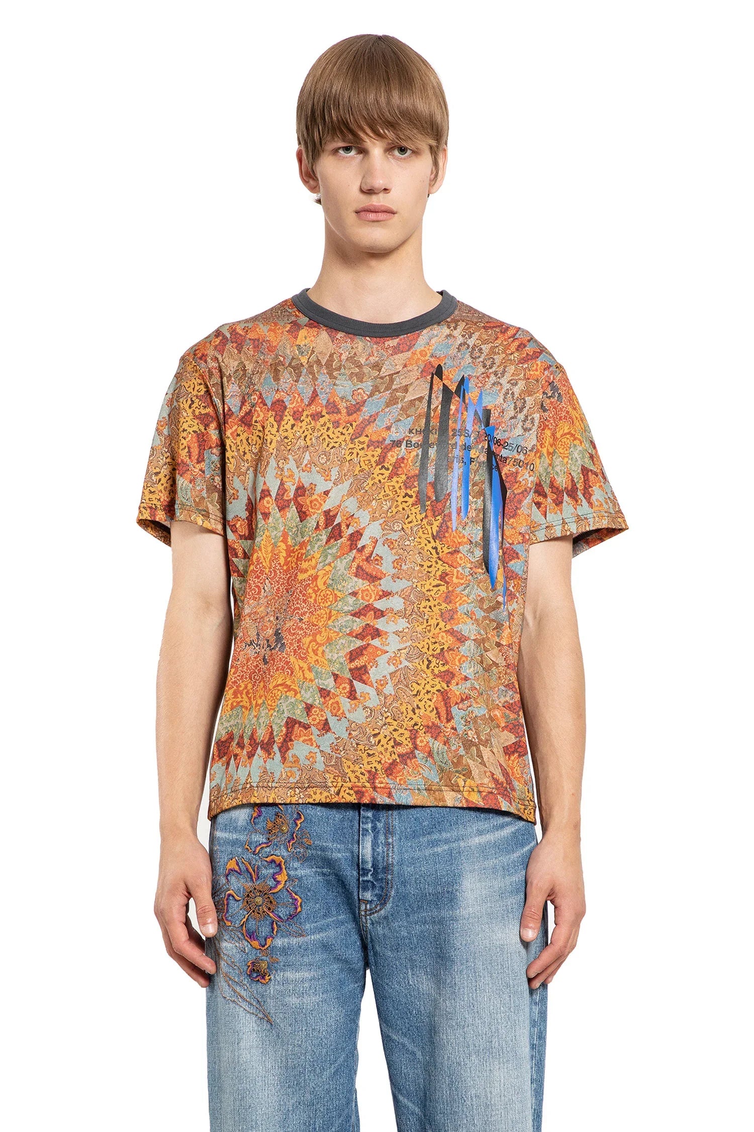Printed Boulevard De Magenta T-Shirt - Antonioli.eu
