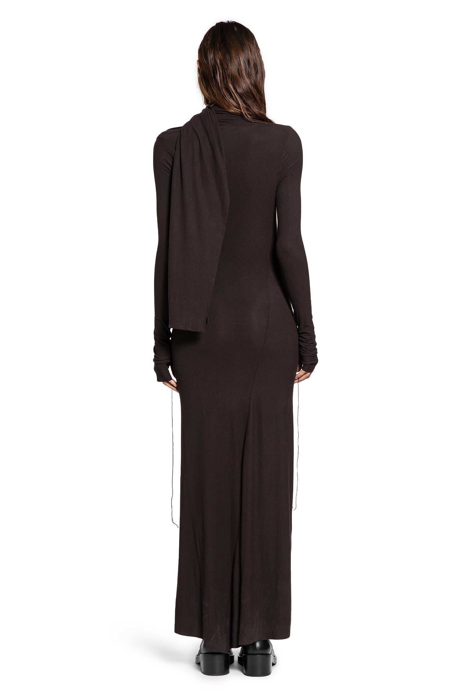 Ribbed Scarf Dress
