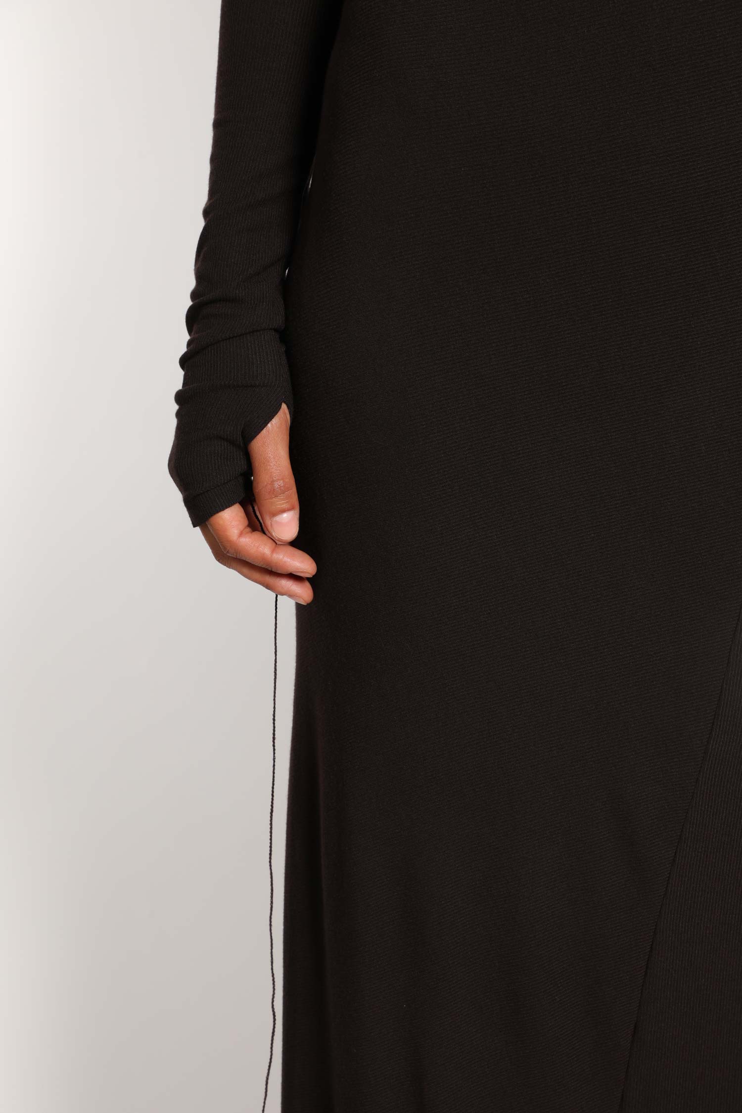 Ribbed Scarf Dress