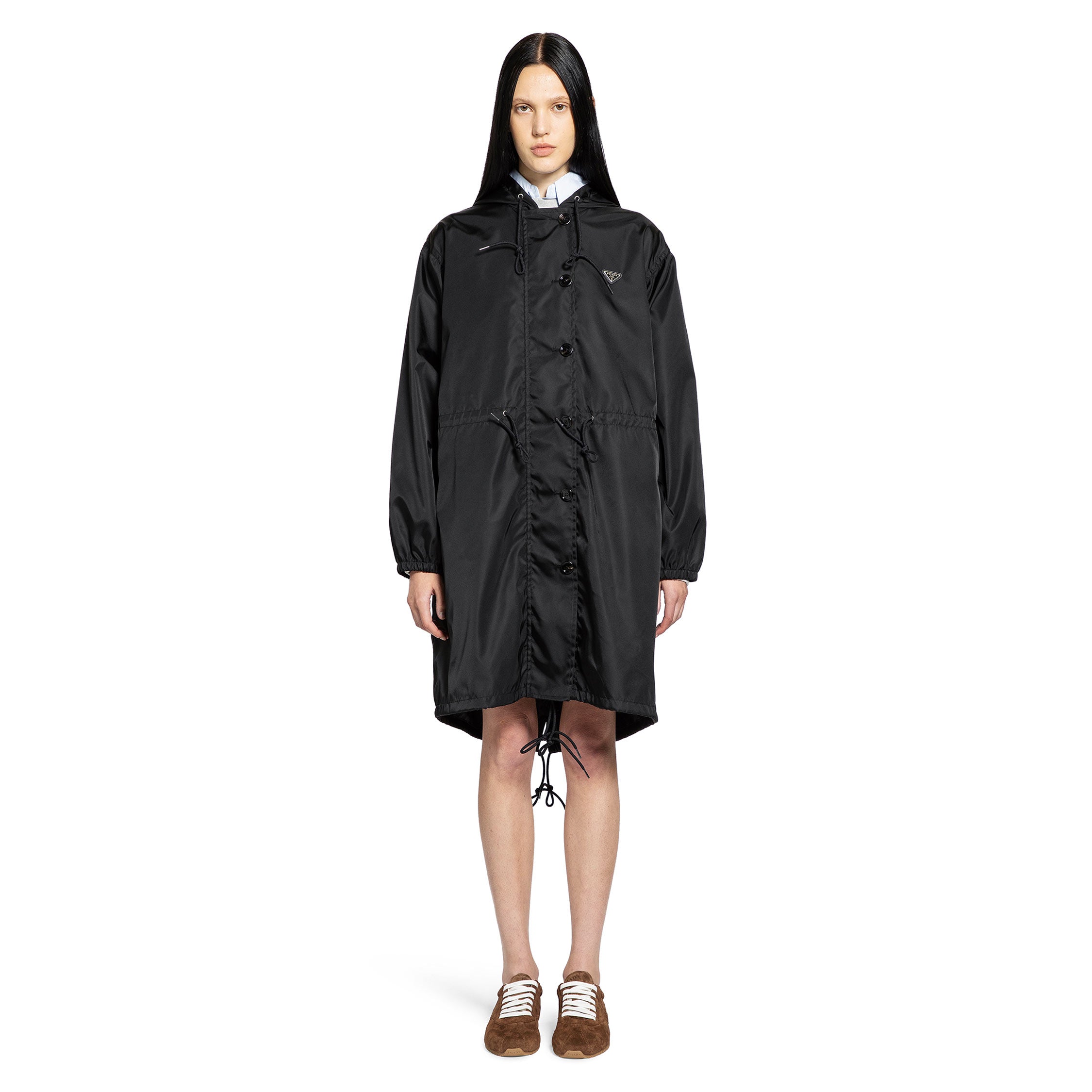 PRADA WOMAN BLACK COATS - Antonioli.eu