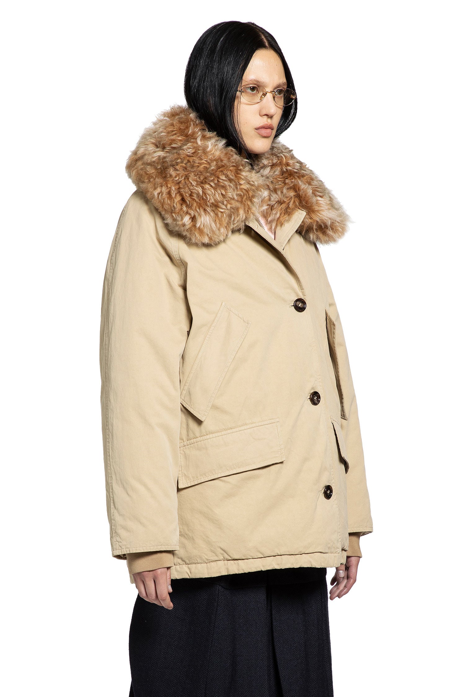 PRADA WOMAN BEIGE JACKETS