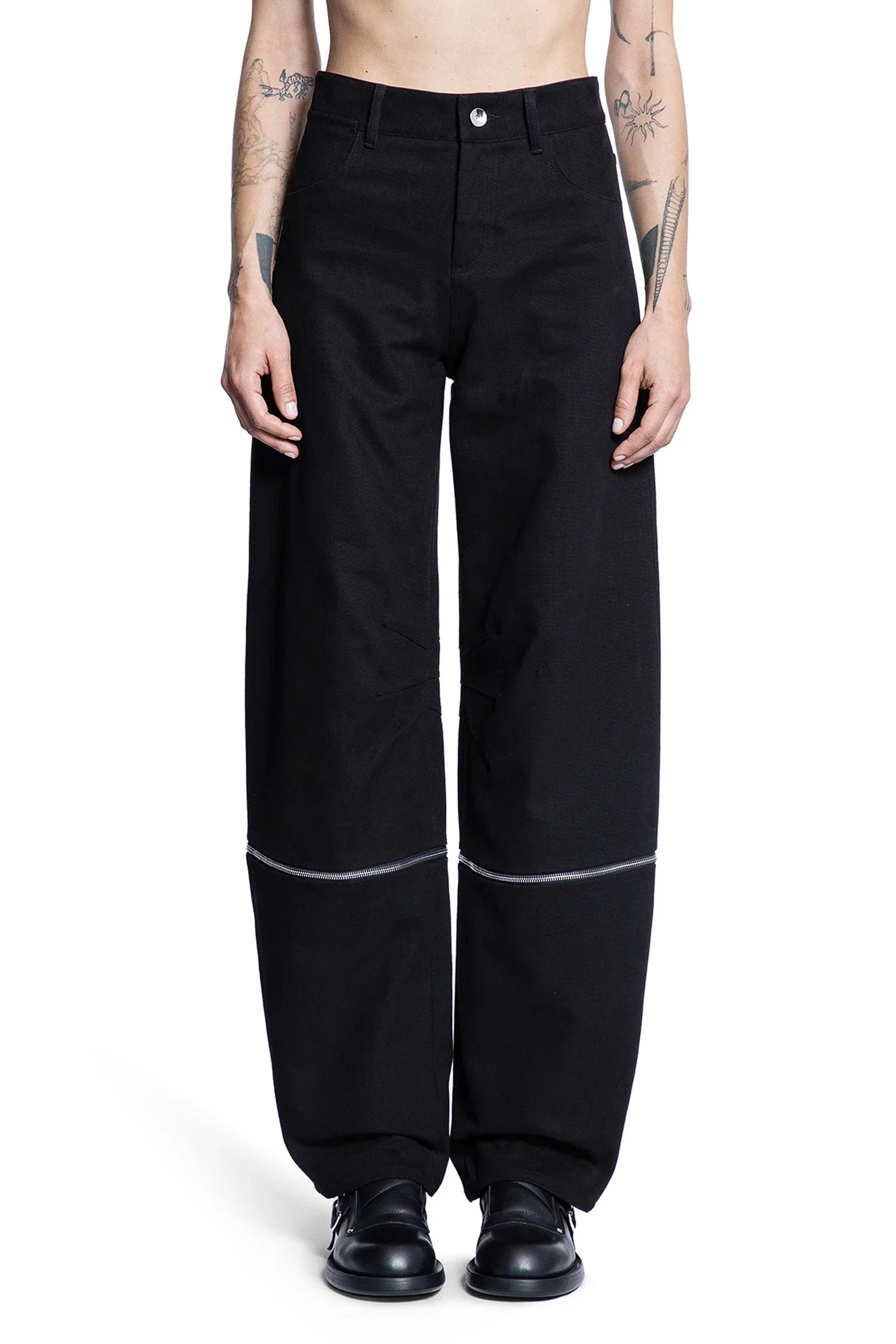 Willow Smith Collaboration Cotton Canvas Trousers - Antonioli.eu