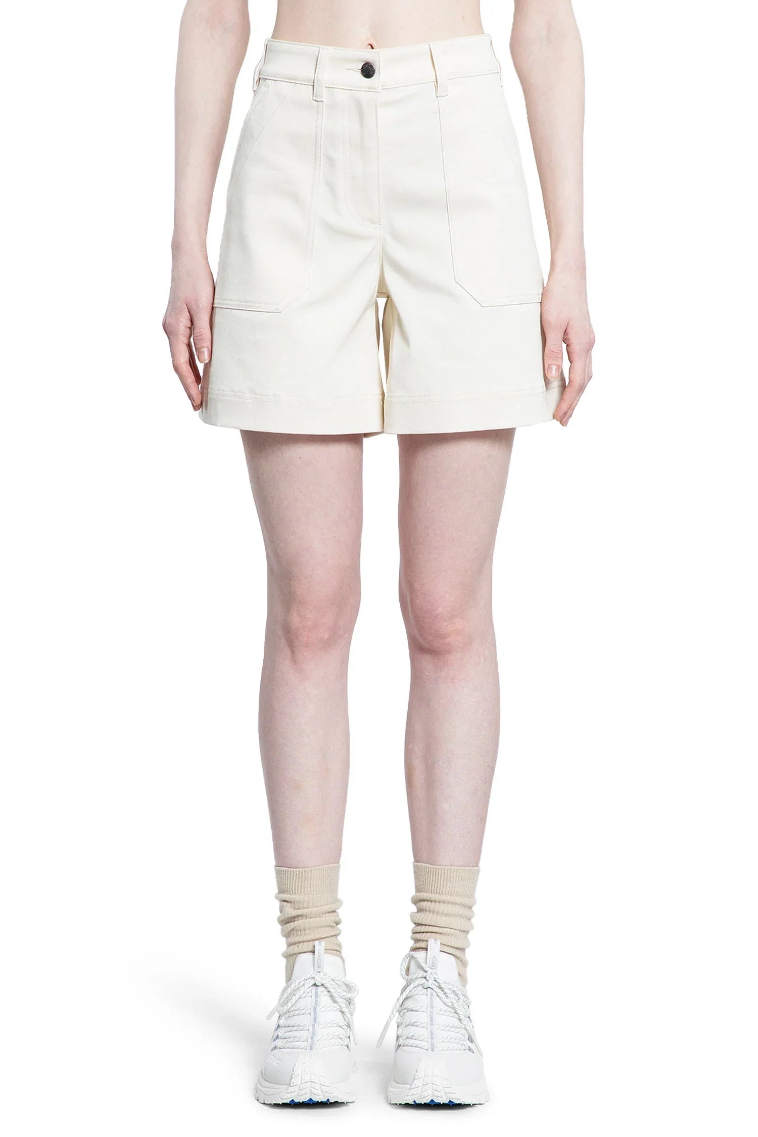 Cotton Gabardine Shorts - Antonioli.eu