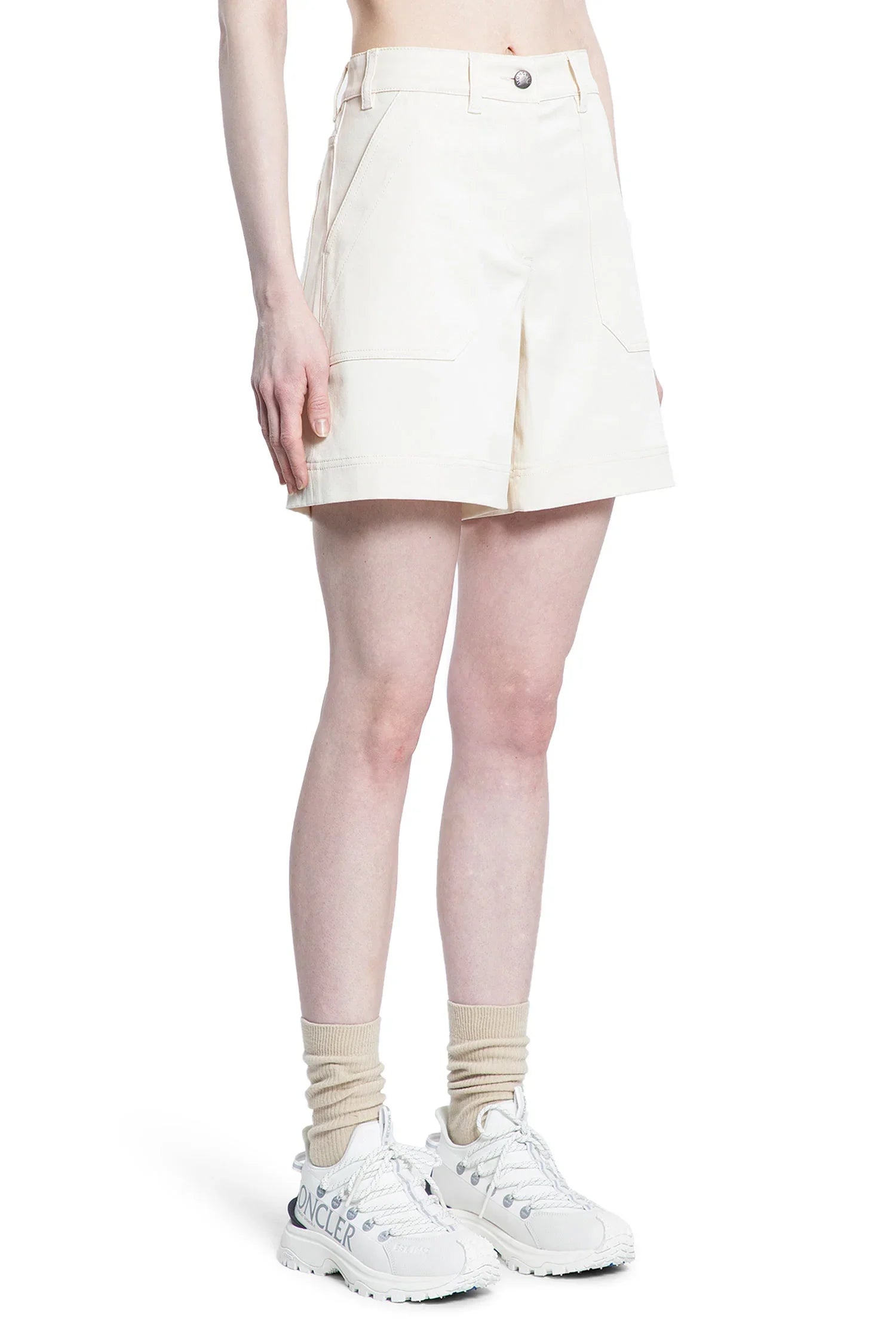 Cotton Gabardine Shorts - Antonioli.eu