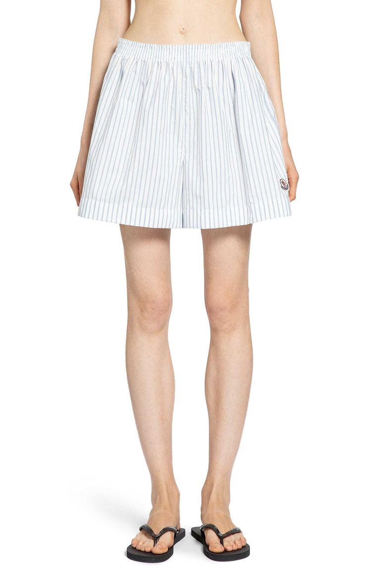 MONCLER WOMAN BLUE SHORTS