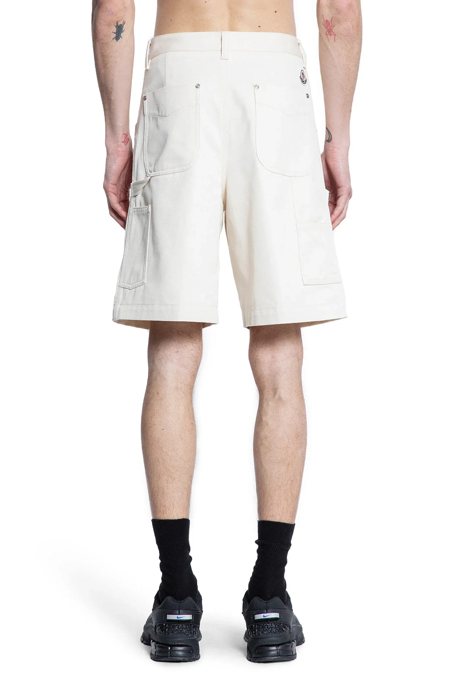 Cotton Canvas Workwear Shorts - Antonioli.eu