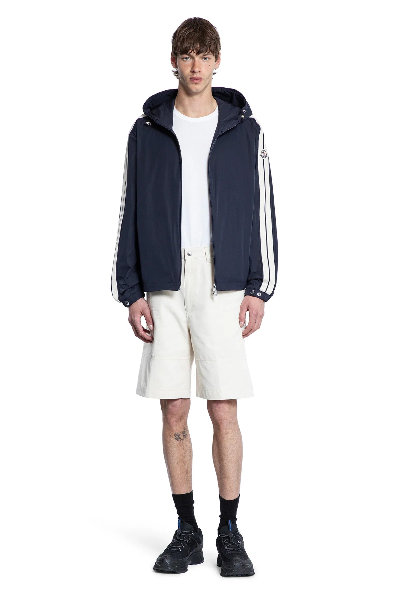 Cotton Canvas Workwear Shorts - Antonioli.eu
