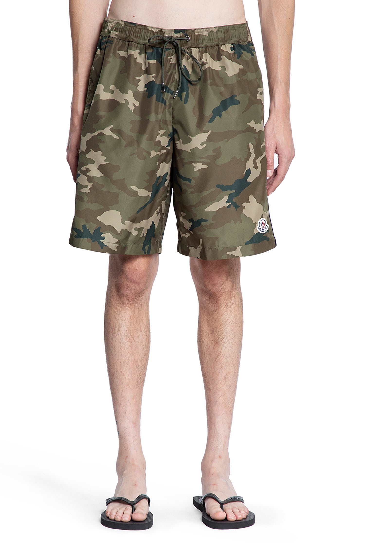 Camo Logo Swim Shorts - Antonioli.eu