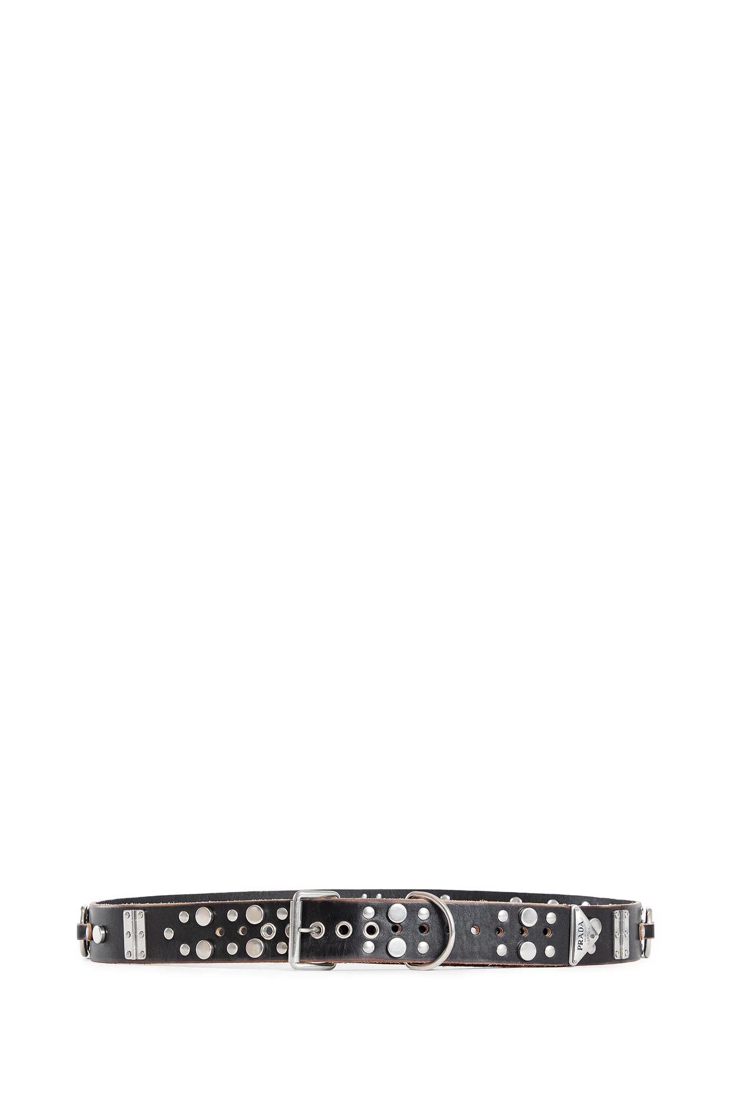 Studded leather belt - Antonioli.eu