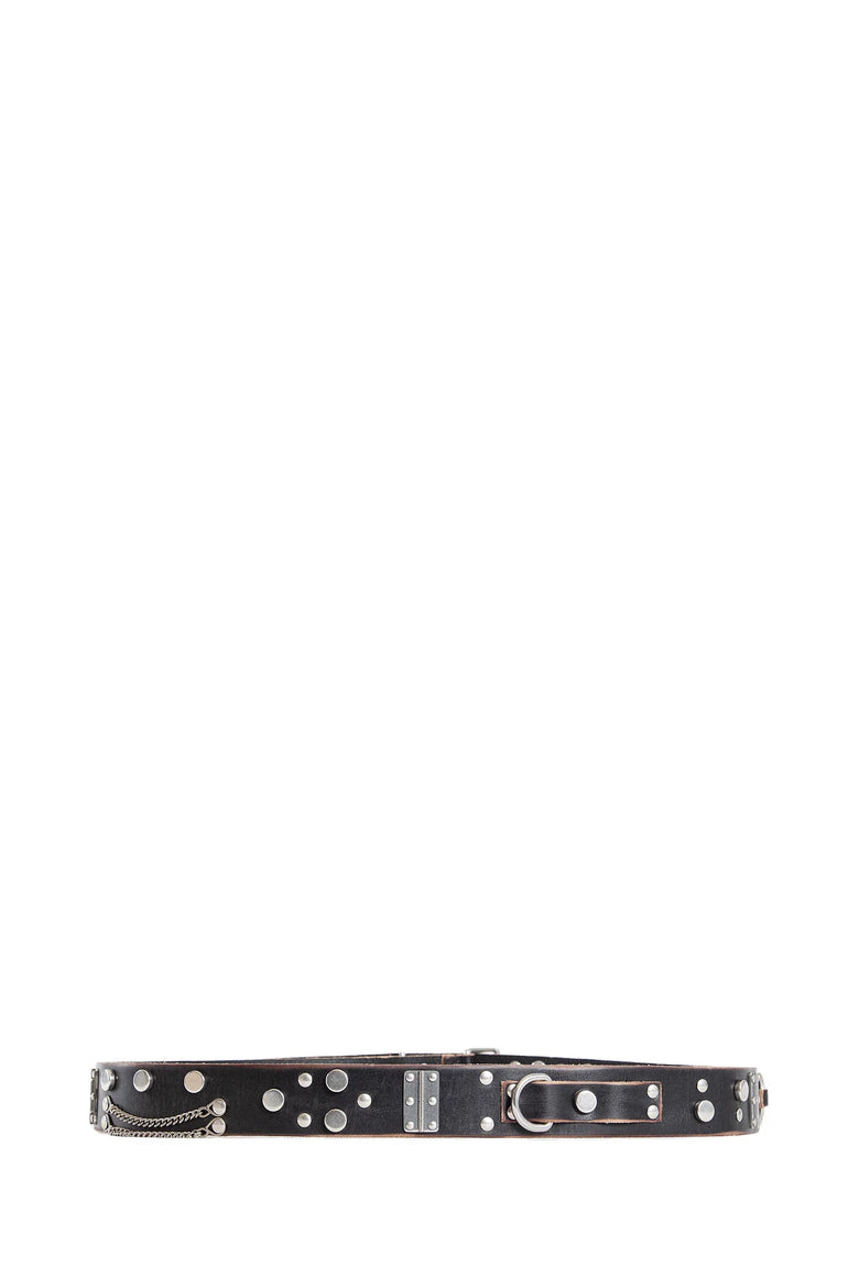Studded leather belt - Antonioli.eu