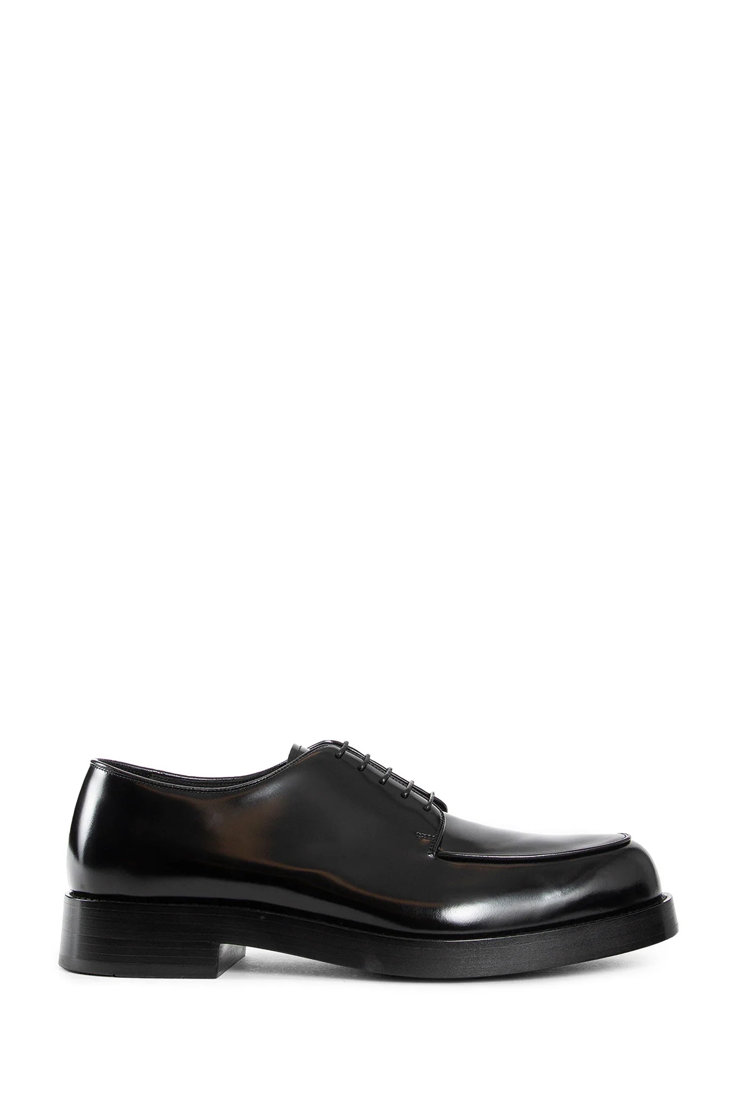 Brushed Leather Derby Shoes - Antonioli.eu
