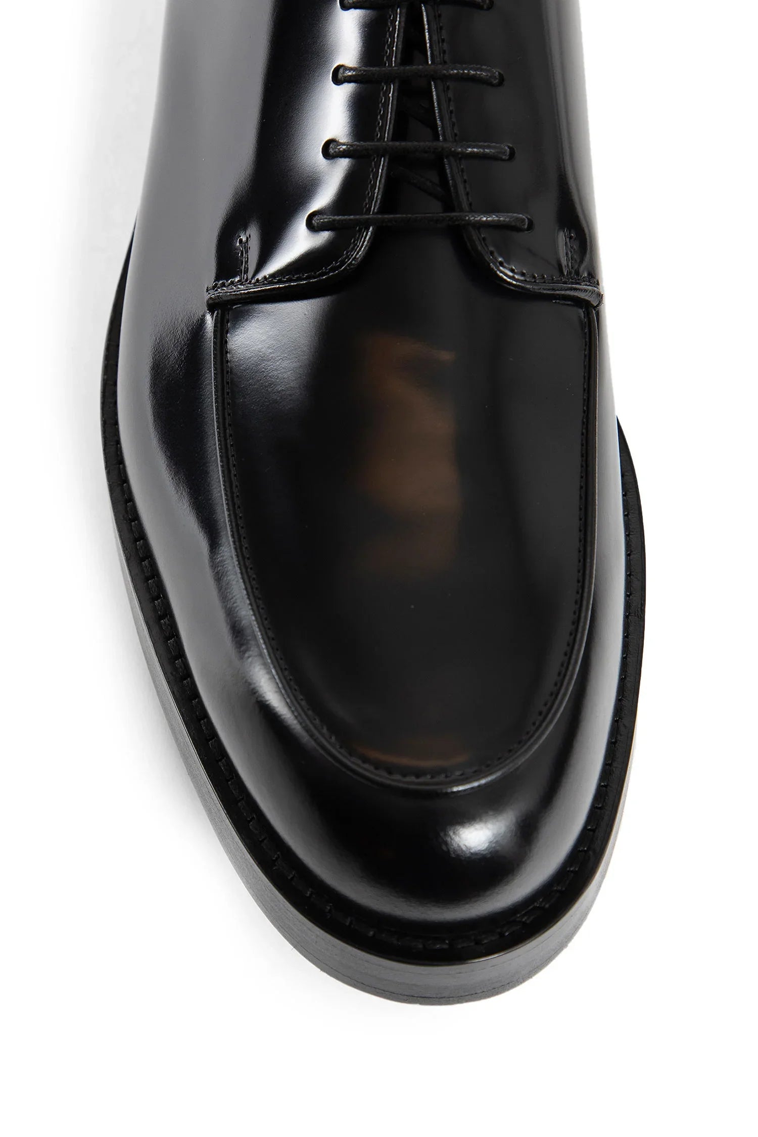 Brushed Leather Derby Shoes - Antonioli.eu