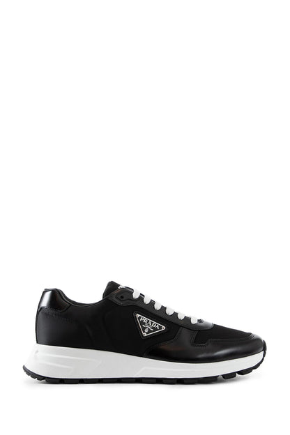 Prax 01 Re-Nylon and Brushed Leather Sneakers - Antonioli.eu