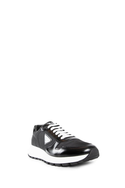 Prax 01 Re-Nylon and Brushed Leather Sneakers - Antonioli.eu