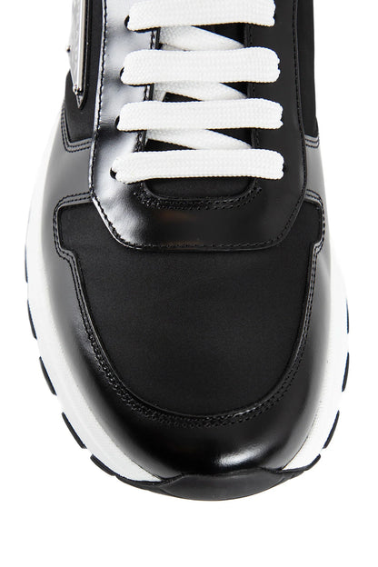 Prax 01 Re-Nylon and Brushed Leather Sneakers - Antonioli.eu
