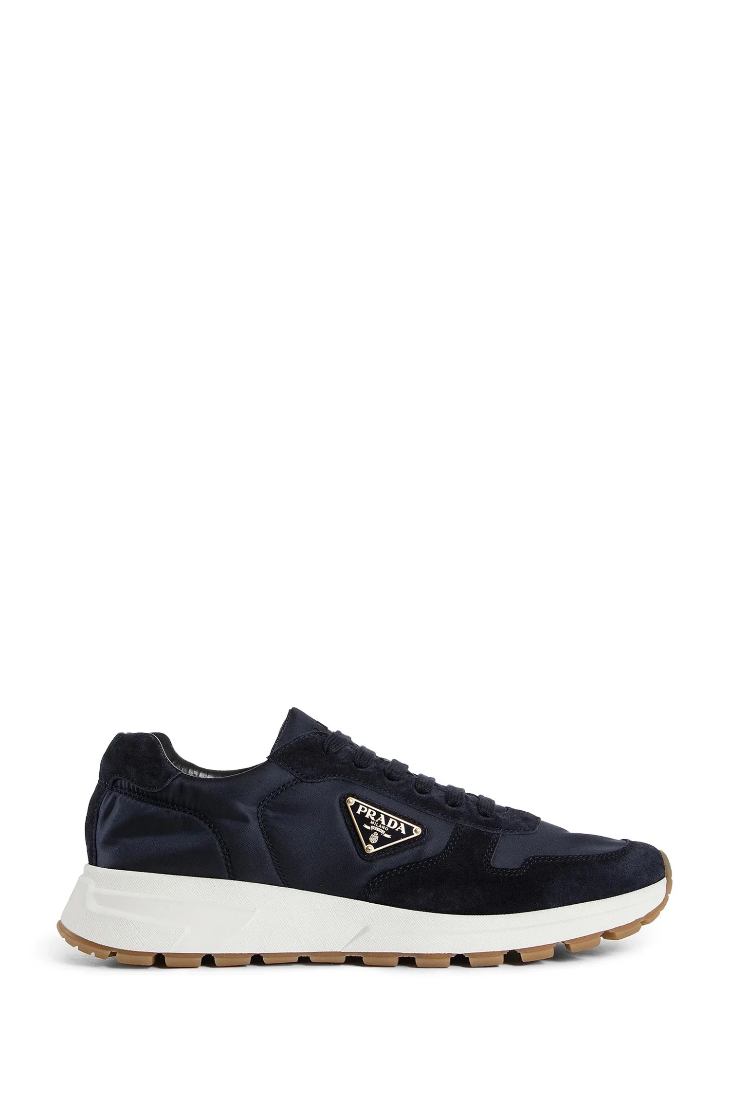 Prax 01 Re-Nylon and suede sneakers - Antonioli.eu