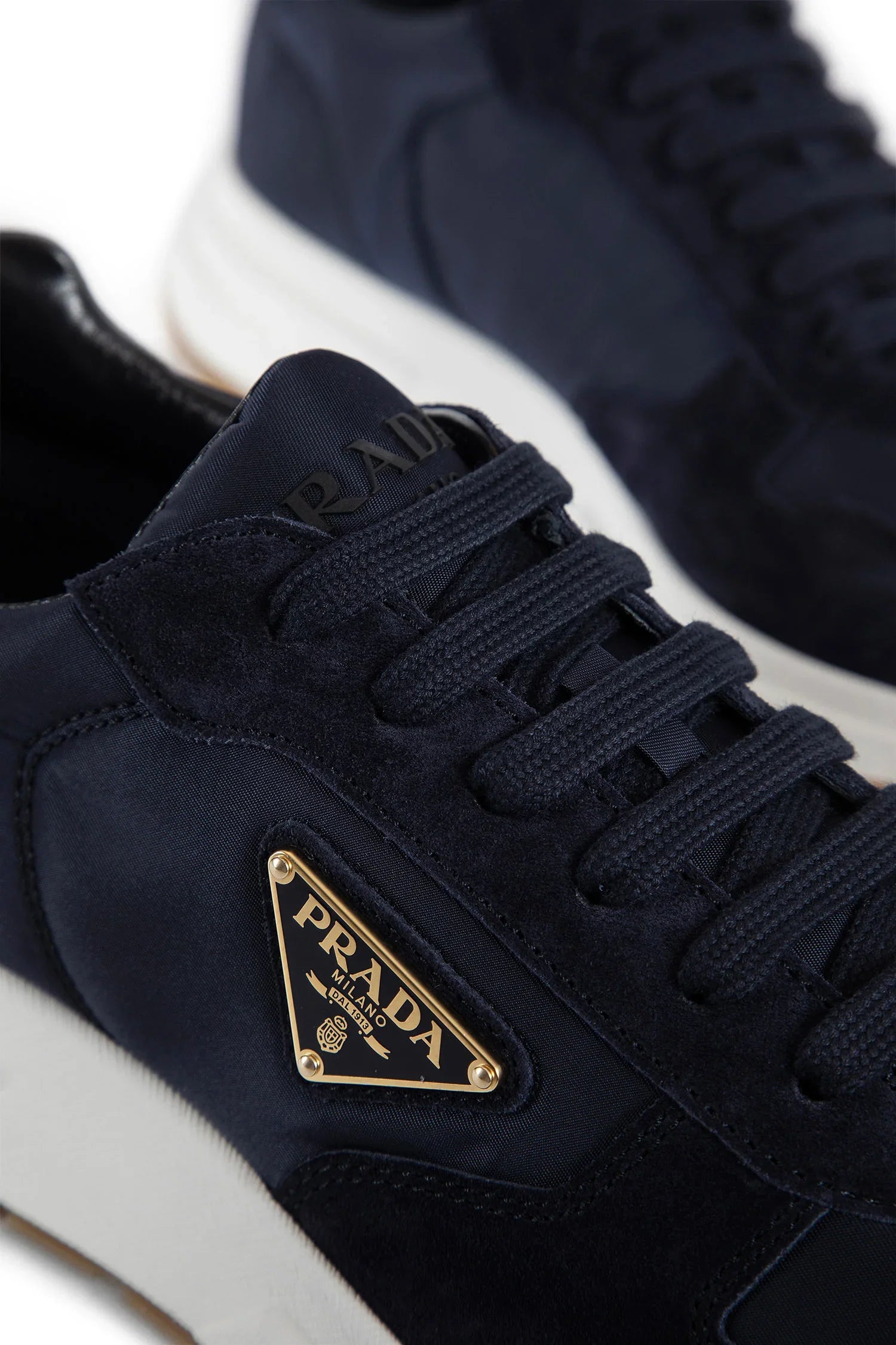 Prax 01 Re-Nylon and suede sneakers - Antonioli.eu