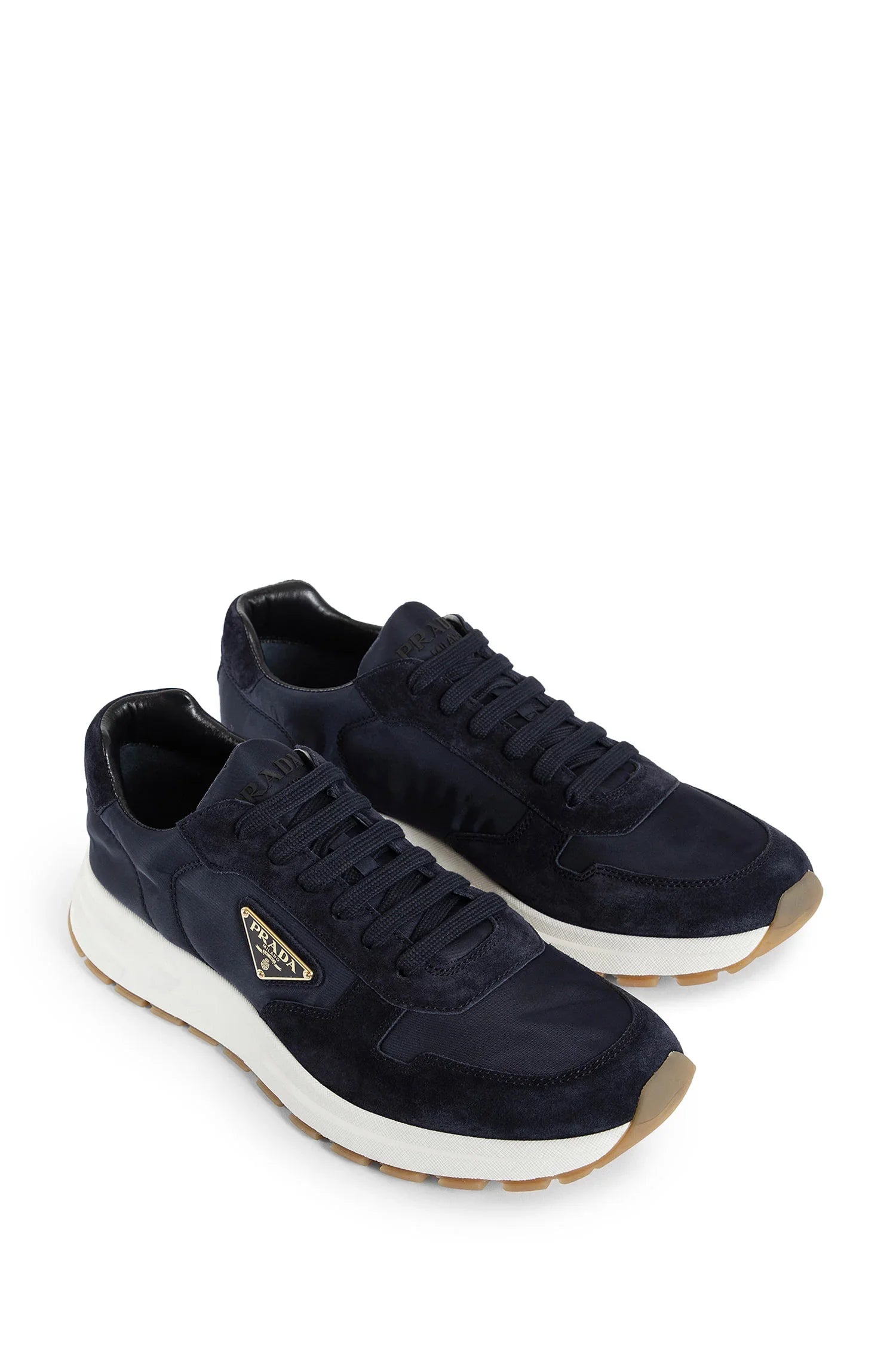 Prax 01 Re-Nylon and suede sneakers - Antonioli.eu