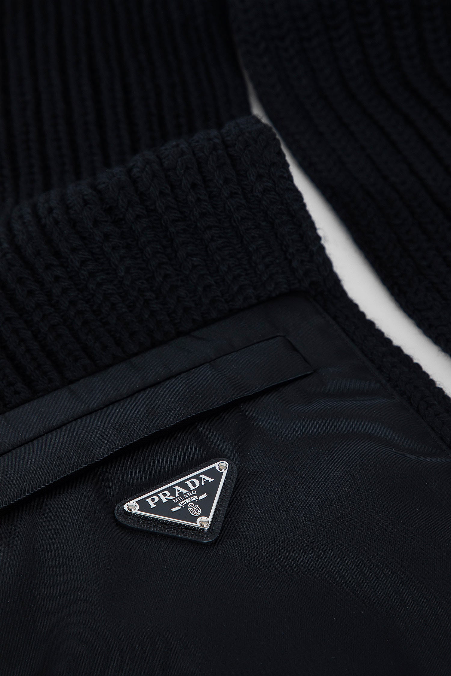 Wool Cashmere and Re-Nylon Scarf
