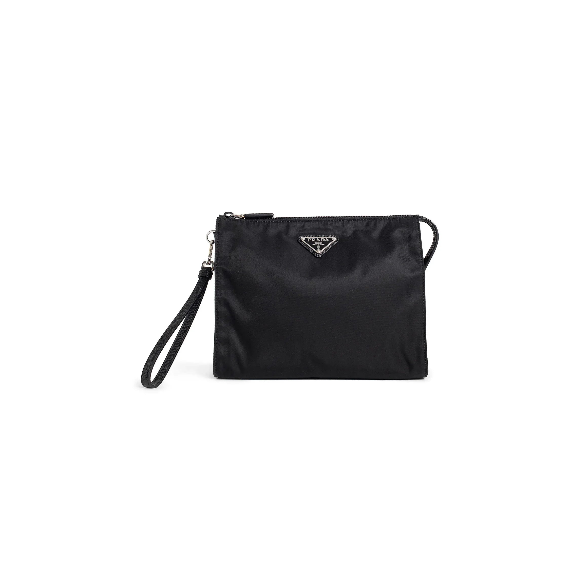 Re-Nylon and Saffiano leather necessaire - Antonioli.eu