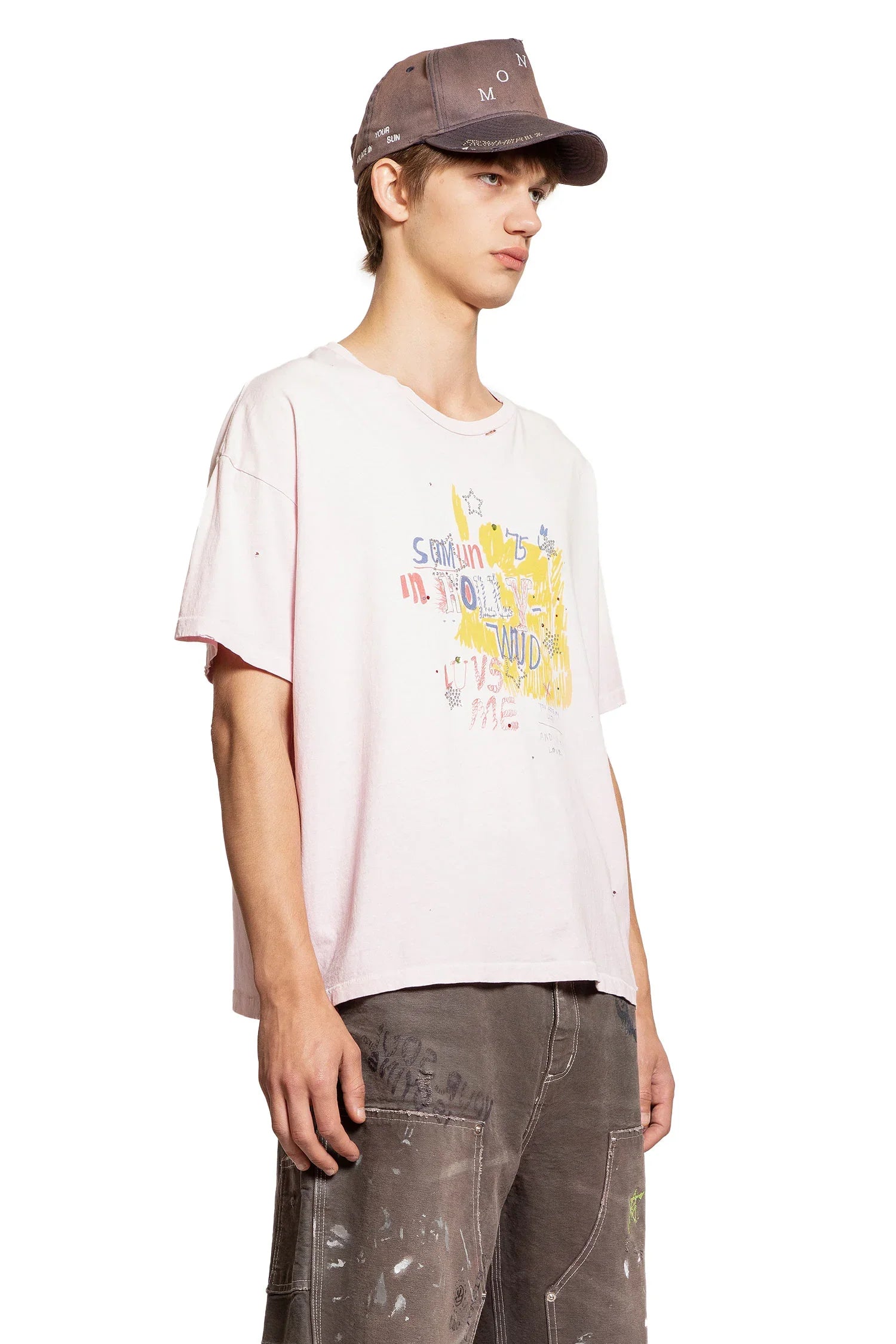 PALY HOLLYWOOD MAN PINK T-SHIRTS & TANK TOPS - Antonioli.eu