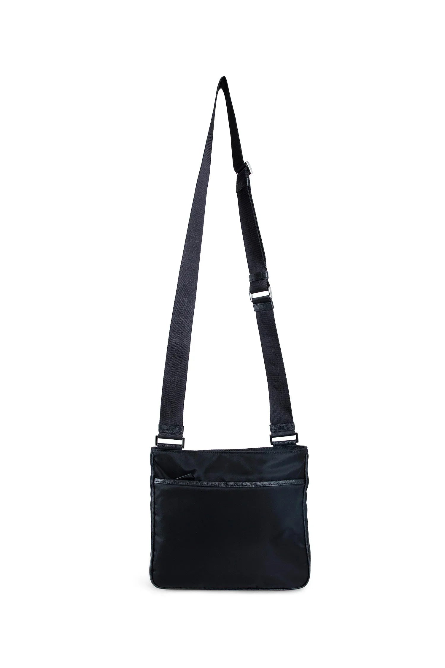 Re-Nylon and Saffiano Leather Shoulder Bag - Antonioli.eu