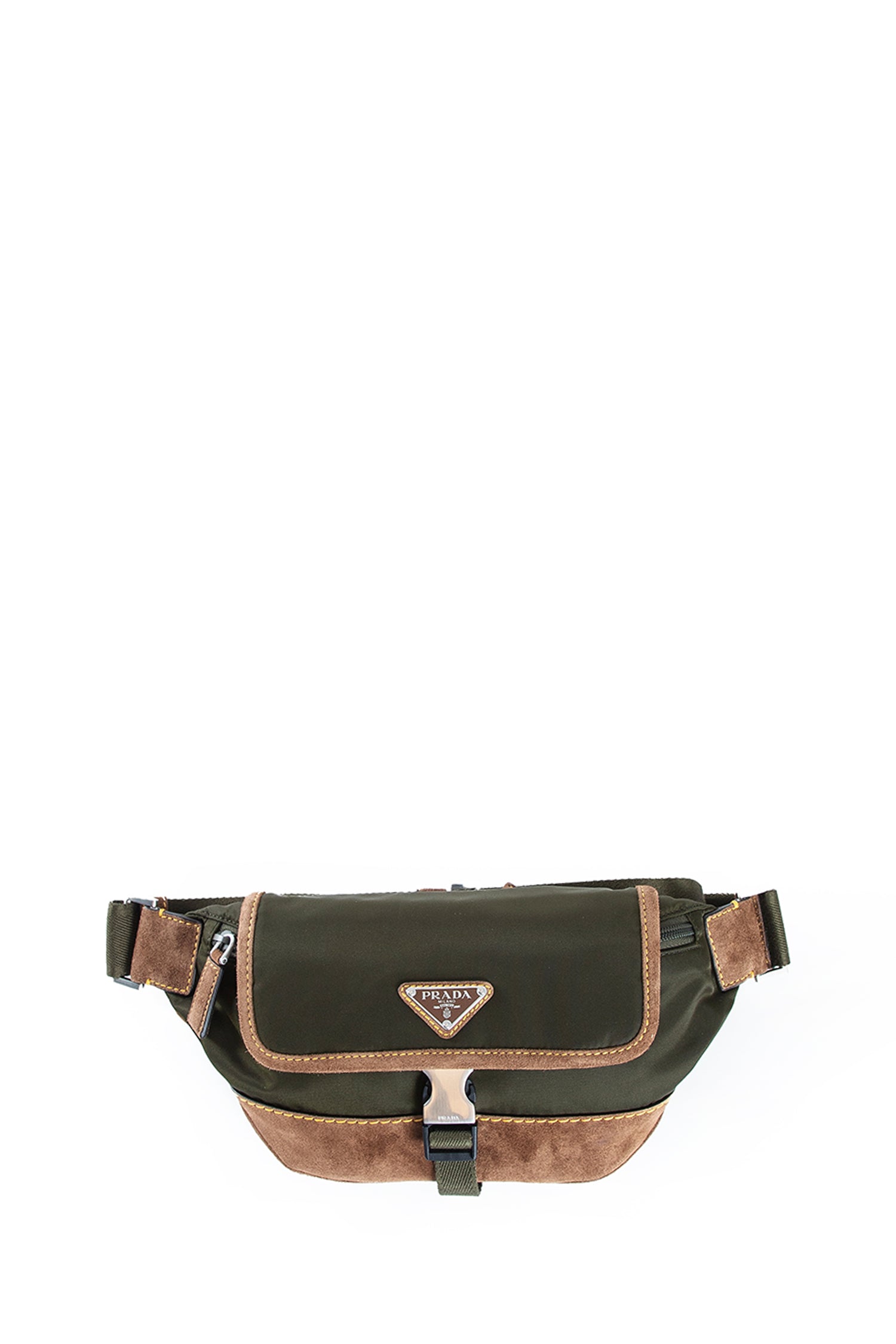 Re-Nylon and Suede Belt Bag - Antonioli.eu