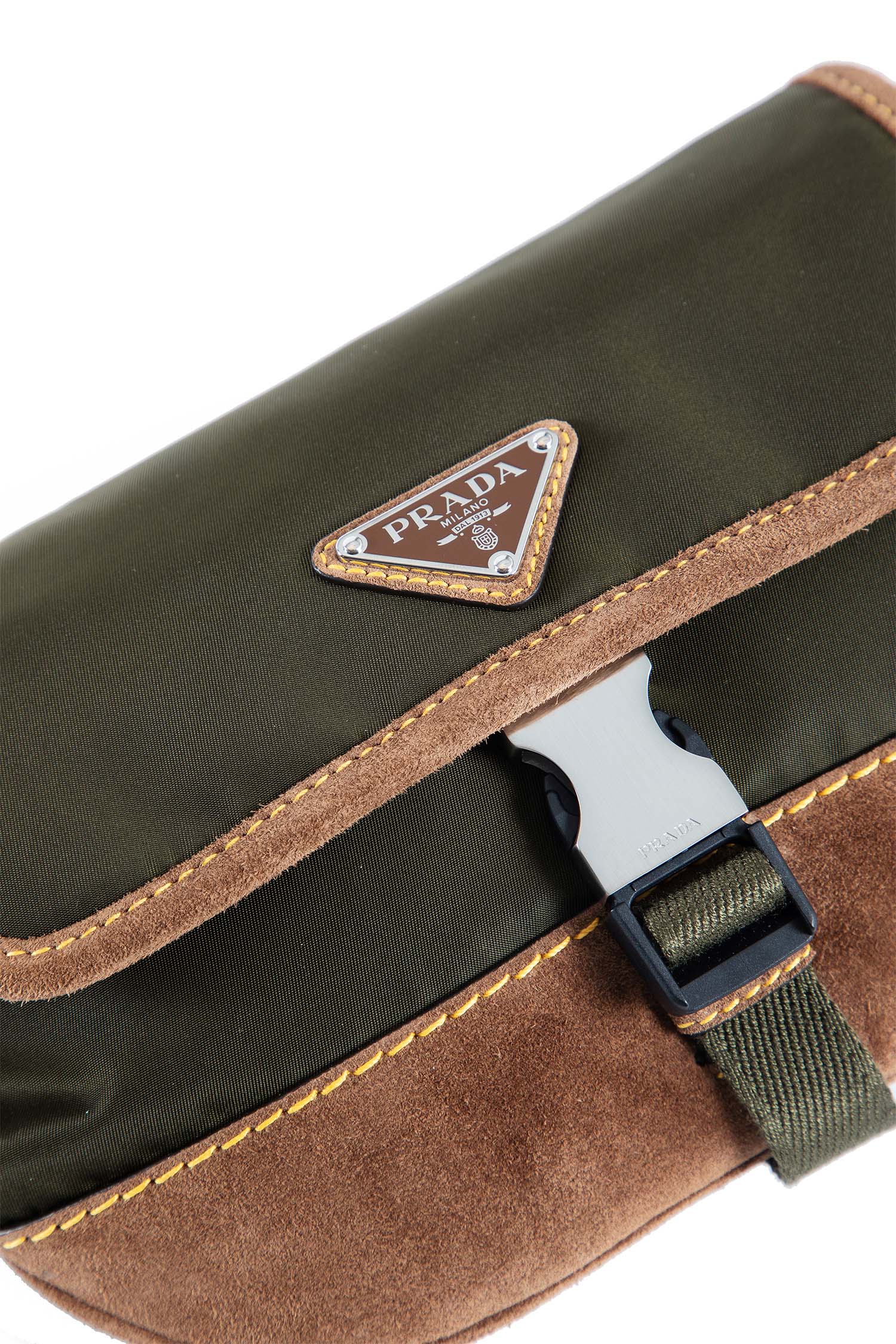 Re-Nylon and Suede Belt Bag - Antonioli.eu