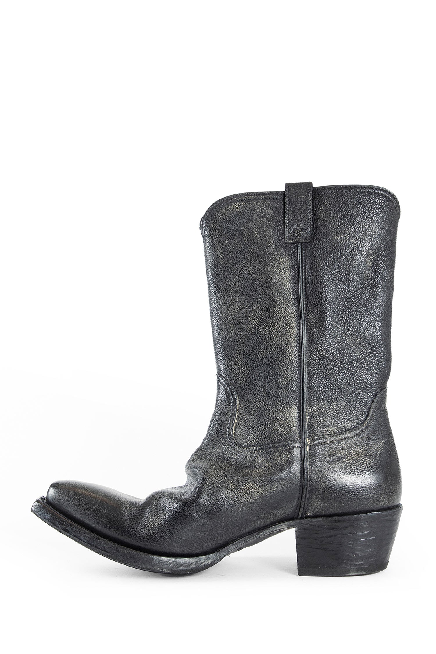 Leather Folk Boots - Antonioli.eu