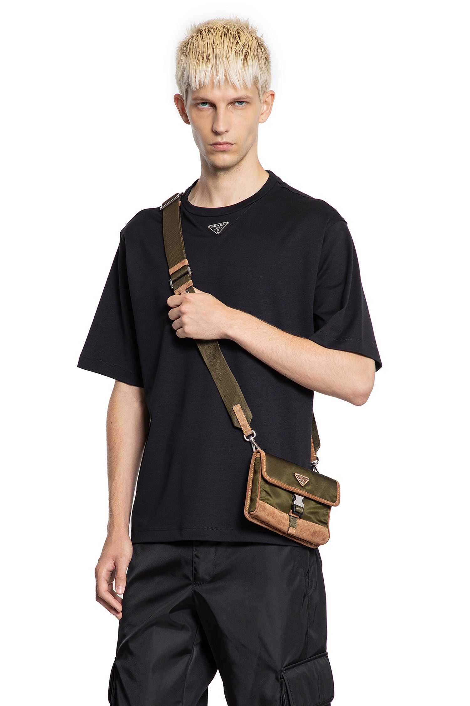 Re-Nylon and suede smartphone case - Antonioli.eu