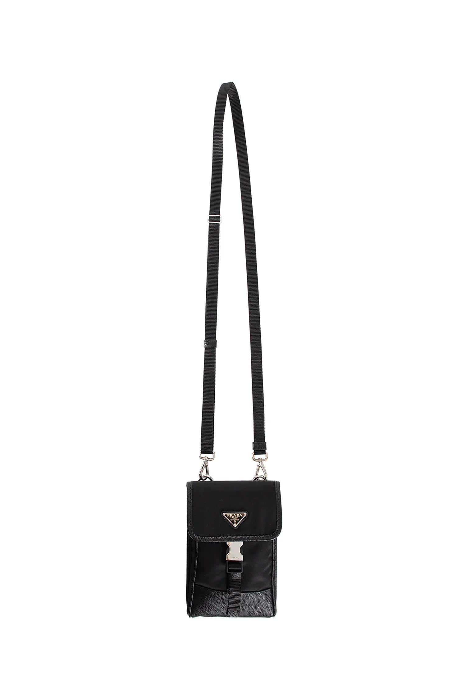 Re-Nylon And Saffiano Leather Smartphone Case - Antonioli.eu