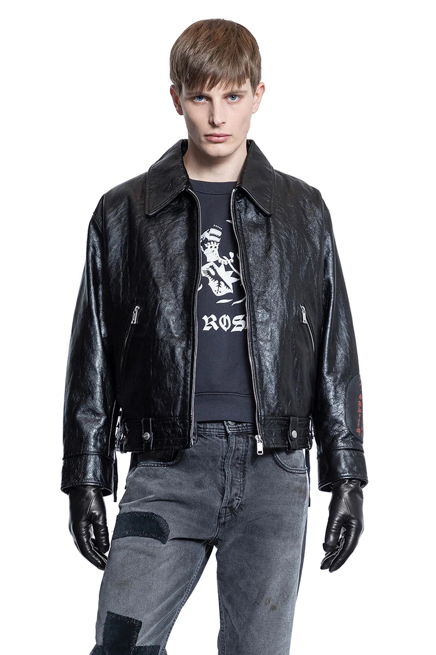 ENFANTS RICHES DÉPRIMÉS MAN BLACK JACKETS - Antonioli.eu