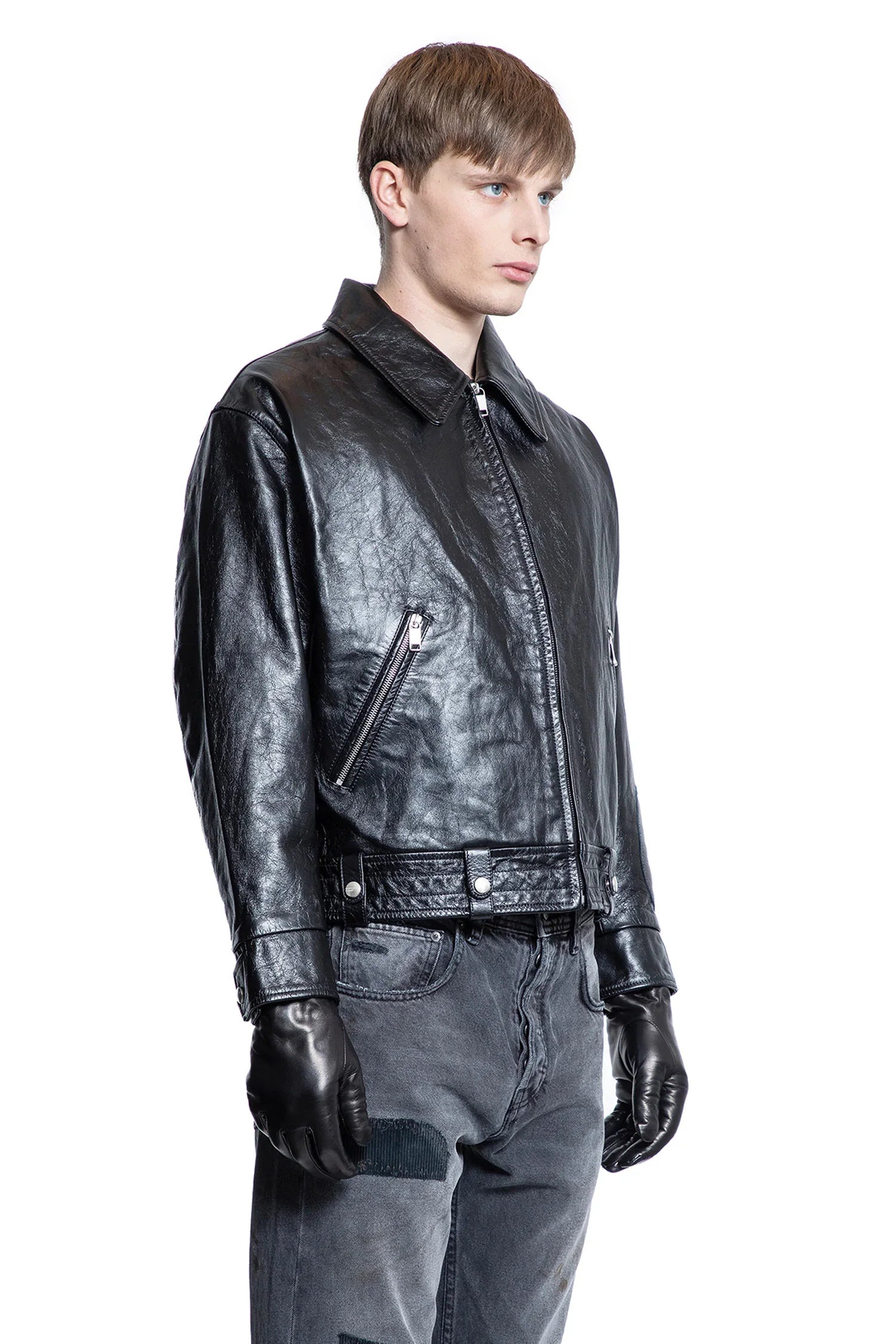 ENFANTS RICHES DÉPRIMÉS MAN BLACK JACKETS - Antonioli.eu