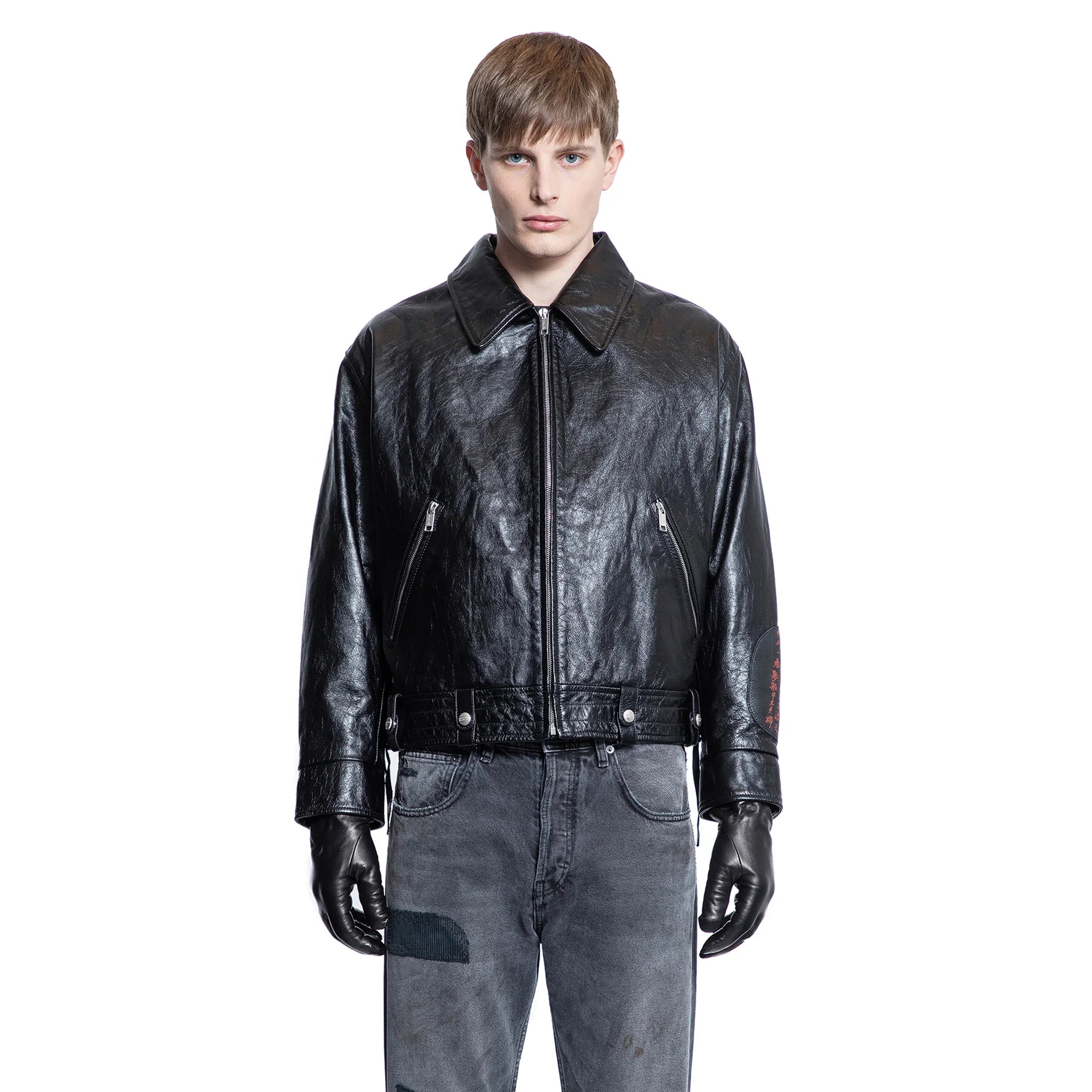 ENFANTS RICHES DÉPRIMÉS MAN BLACK JACKETS - Antonioli.eu