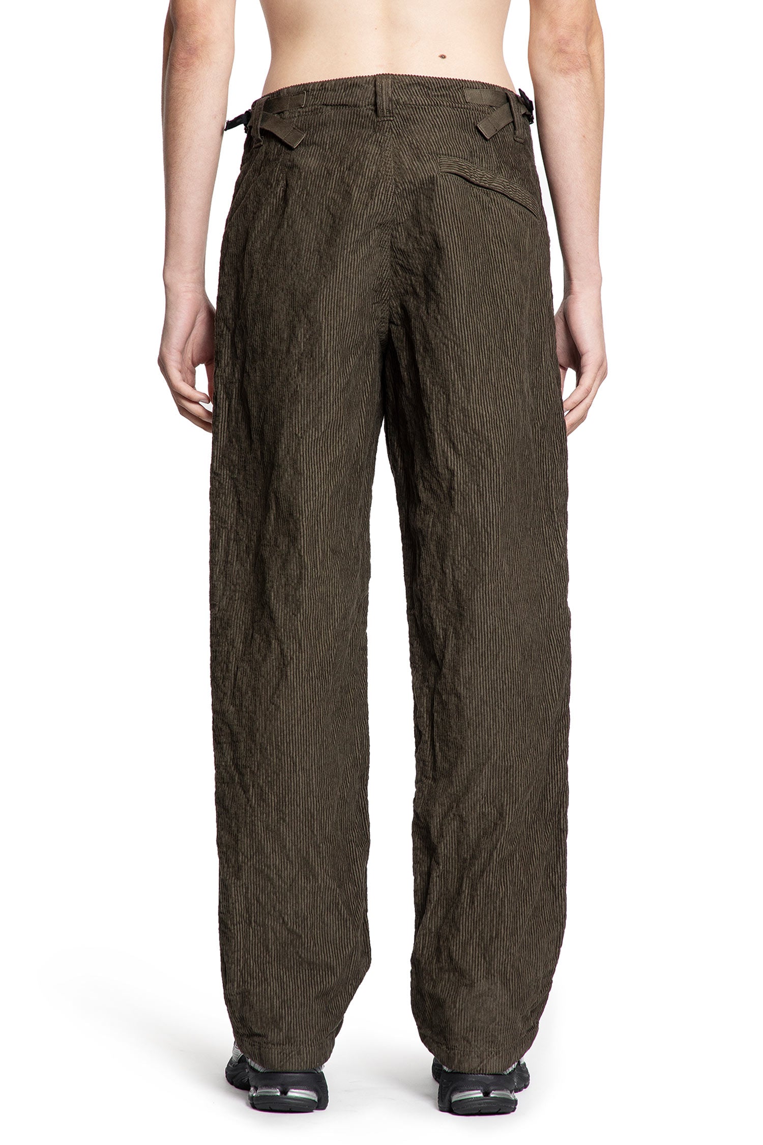 3100025n Wrinkled Corduroy Cargo Trousers - Antonioli.eu