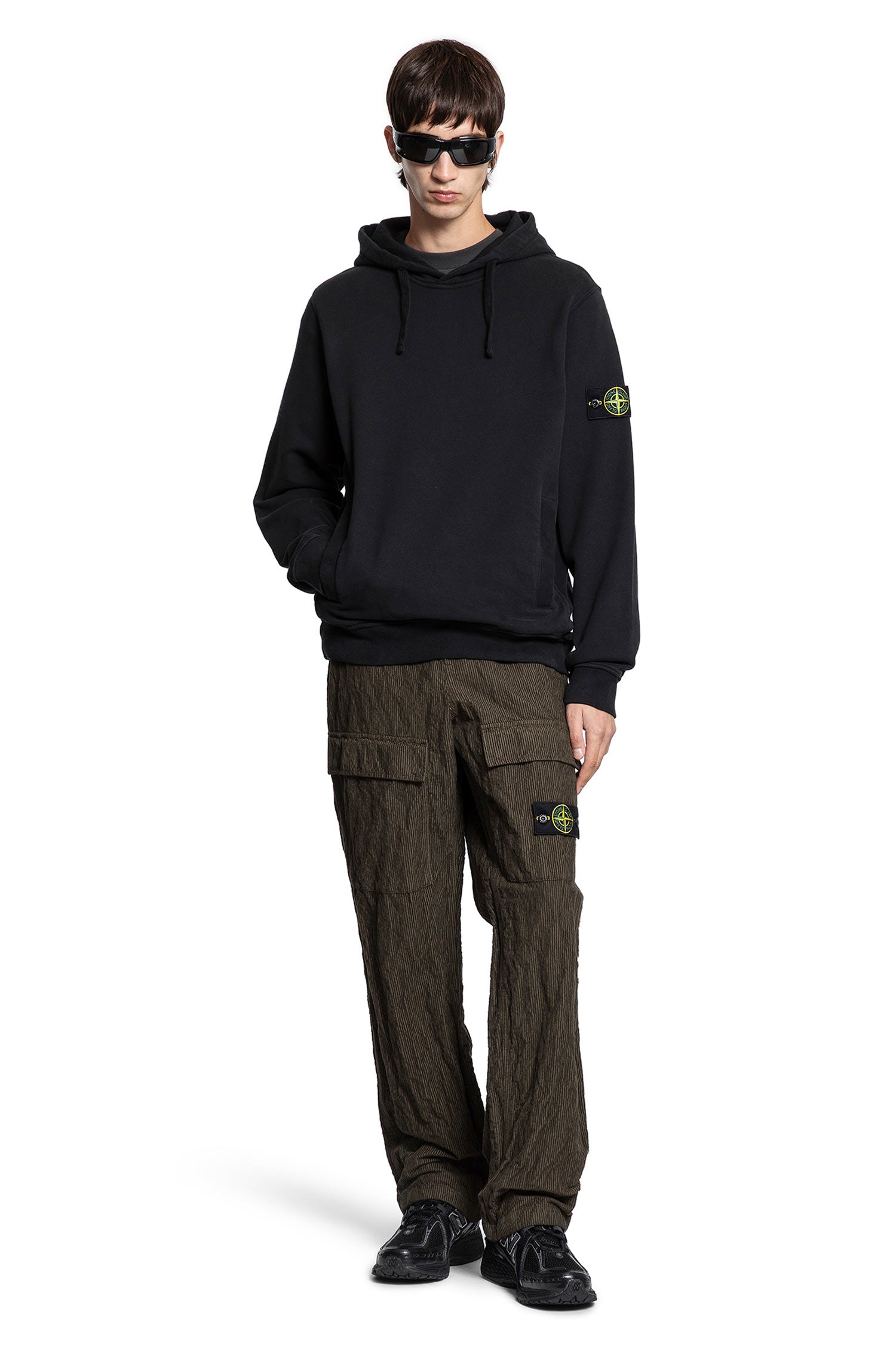 3100025n Wrinkled Corduroy Cargo Trousers - Antonioli.eu