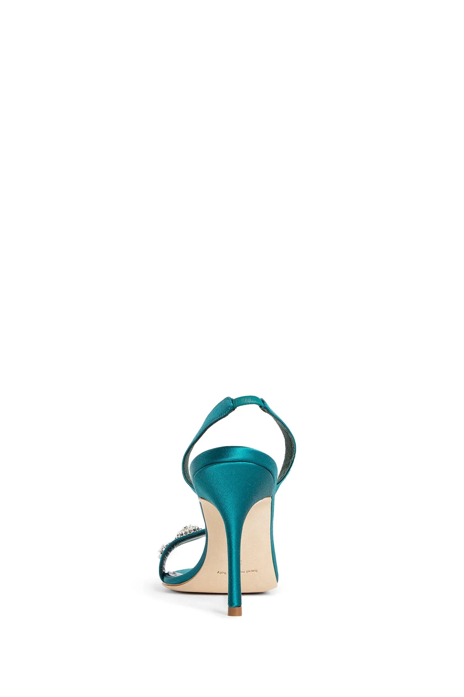 MANOLO BLAHNIK WOMAN GREEN SANDALS & SLIDES - Antonioli.eu