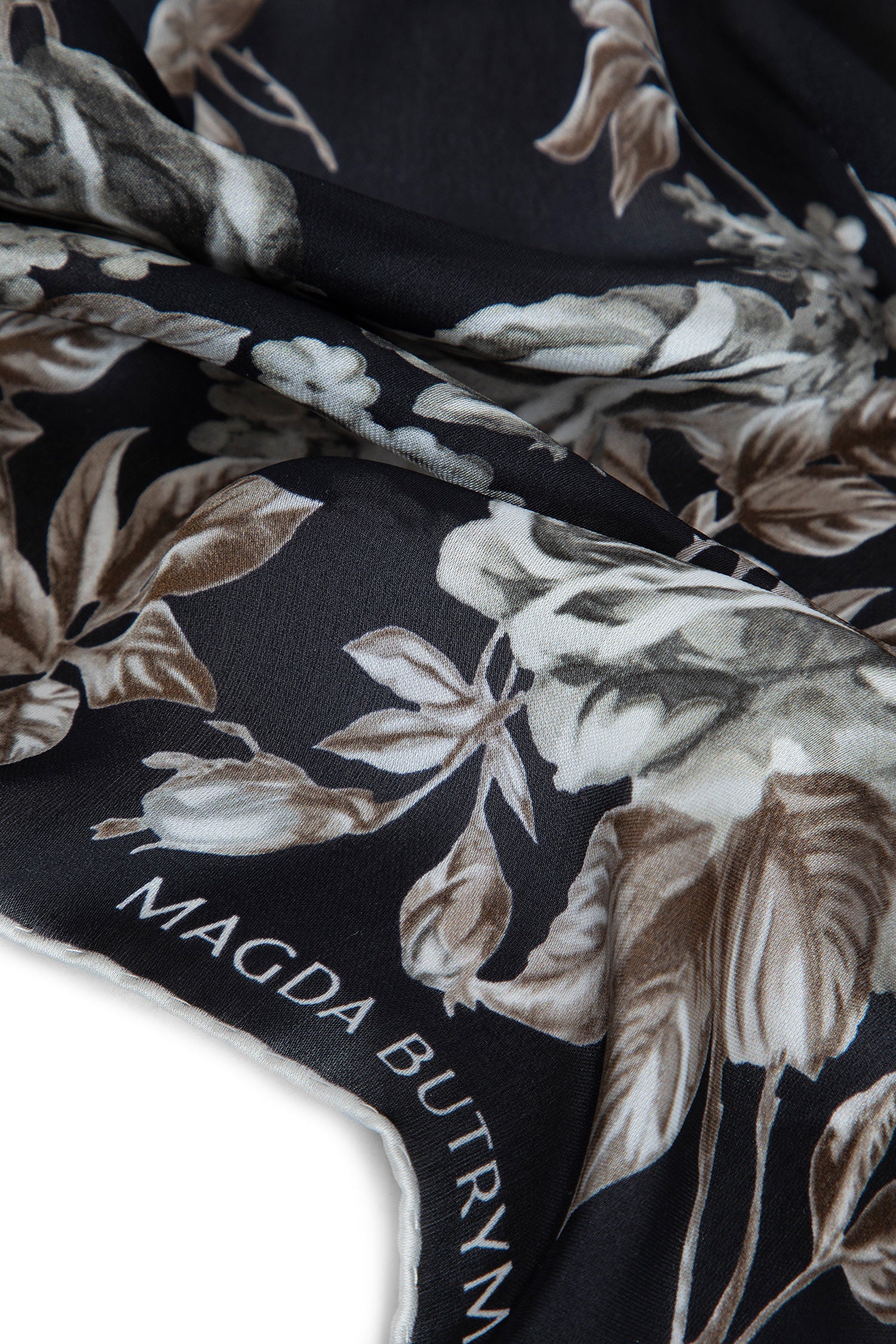 Rose Silk Scarf