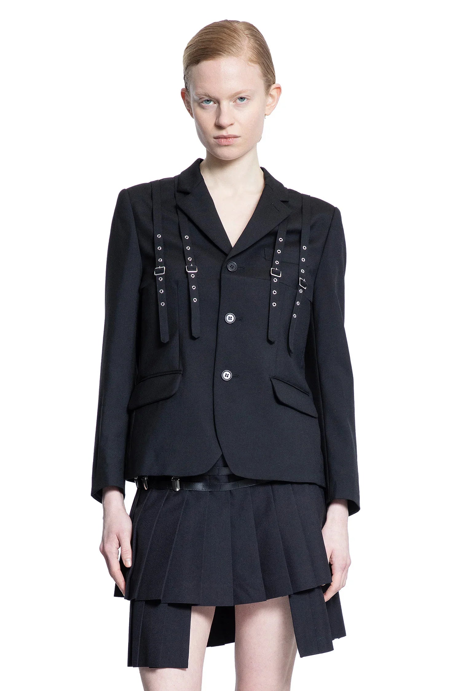 Harness Wool Blazer - Antonioli.eu