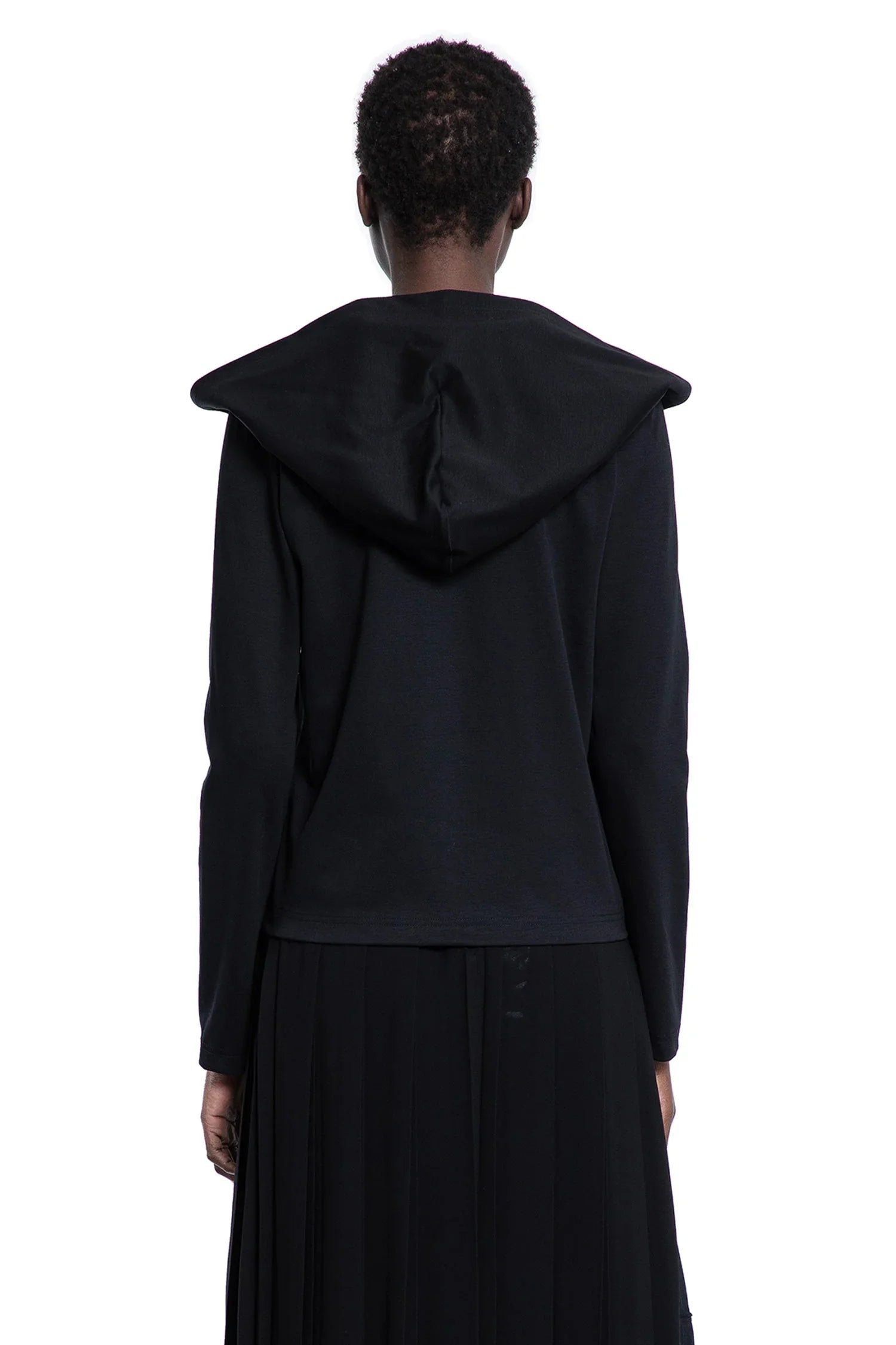 Hooded Cotton Cardigan - Antonioli.eu