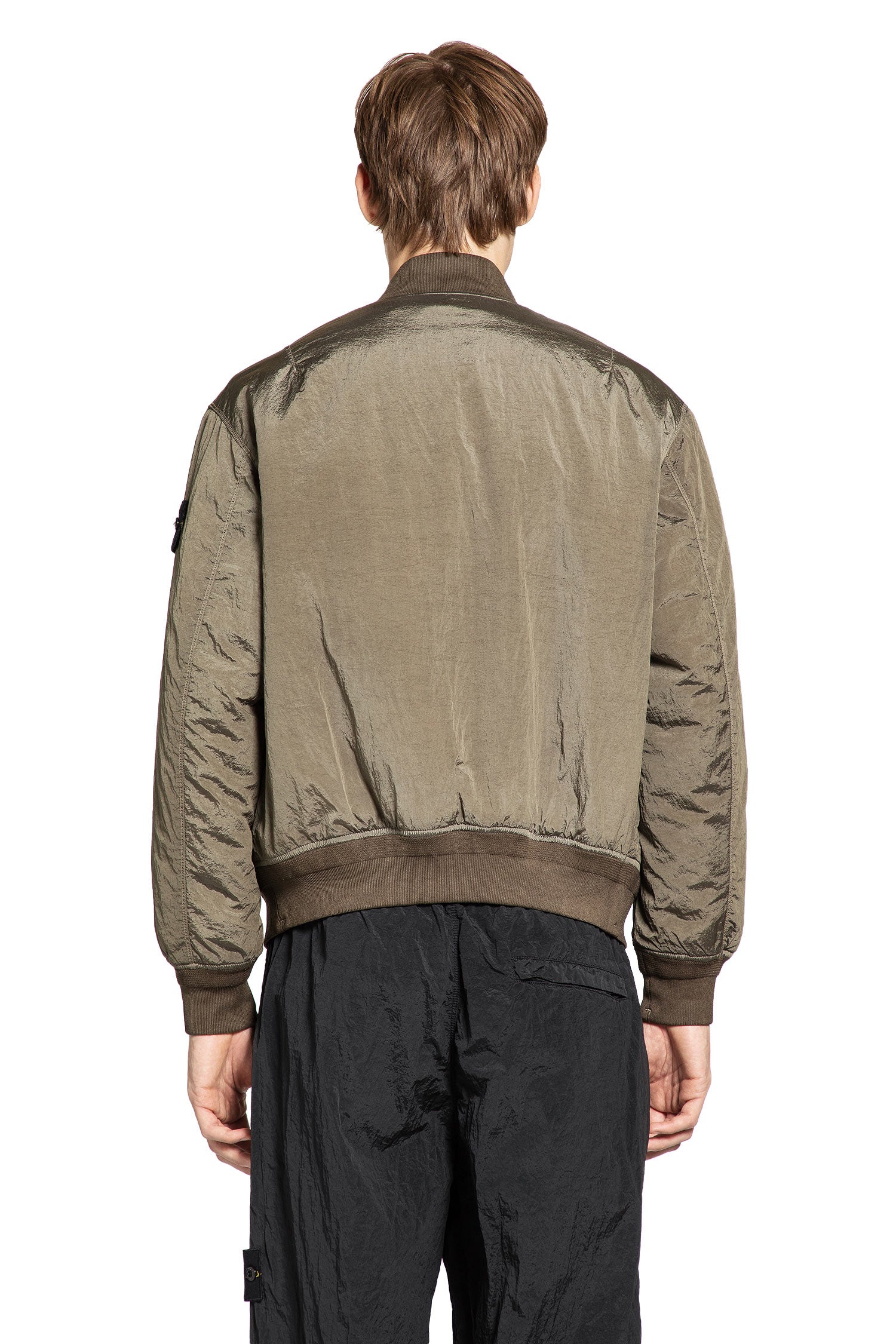 STONE ISLAND MAN GREEN JACKETS