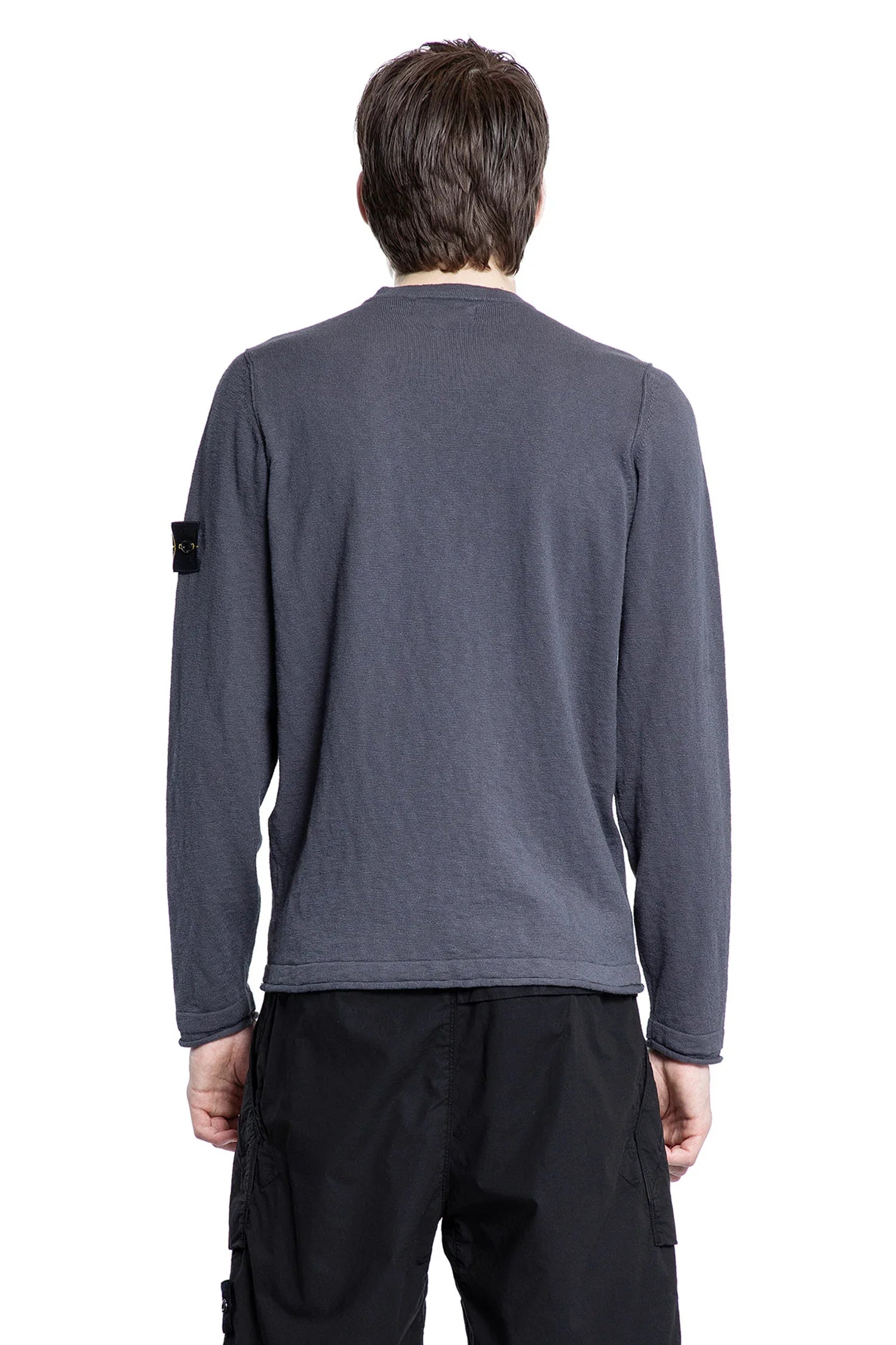 STONE ISLAND MAN GREY KNITWEAR - Antonioli.eu