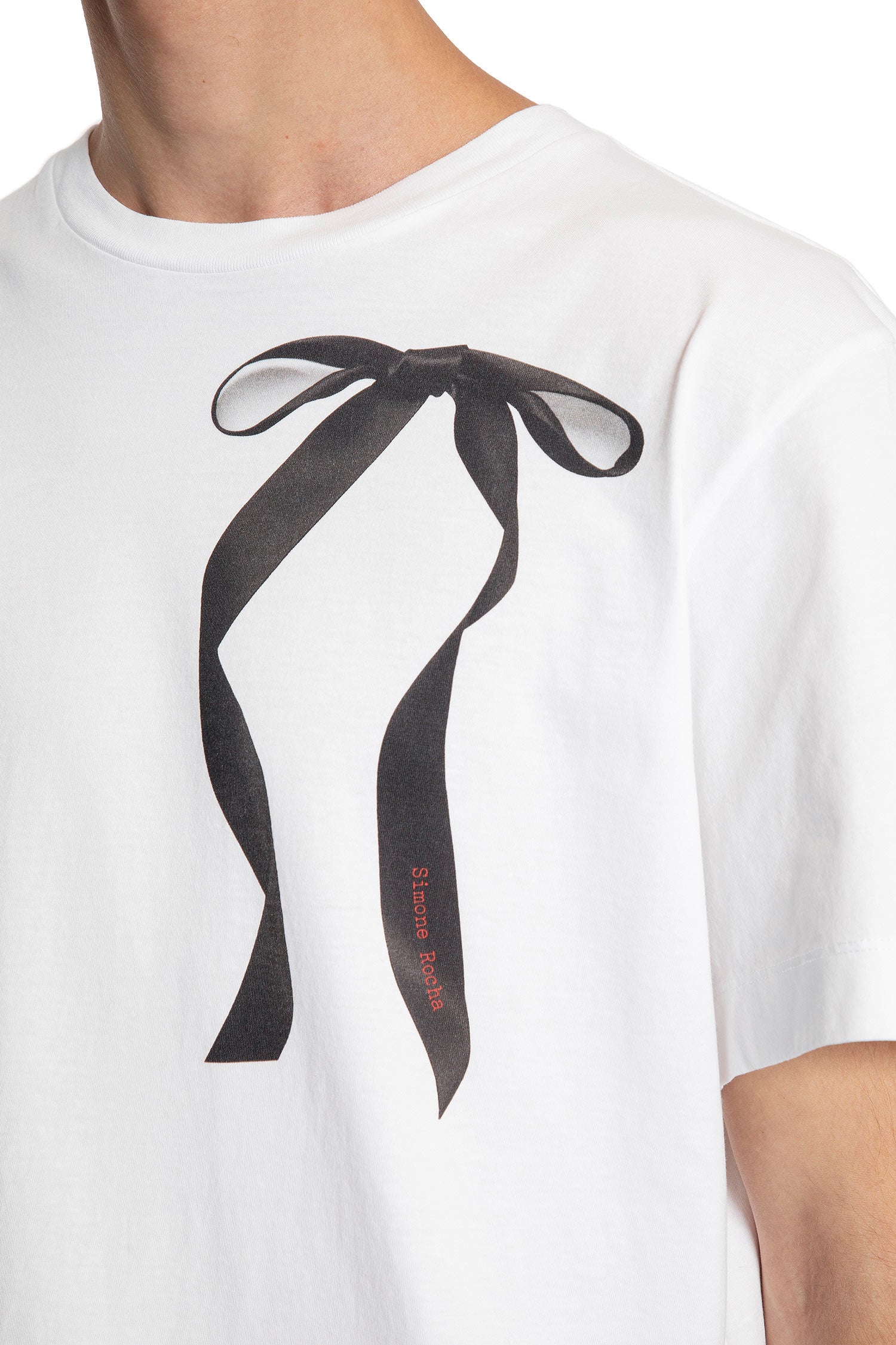 Ribbon Tail Print T-Shirt - Antonioli.eu