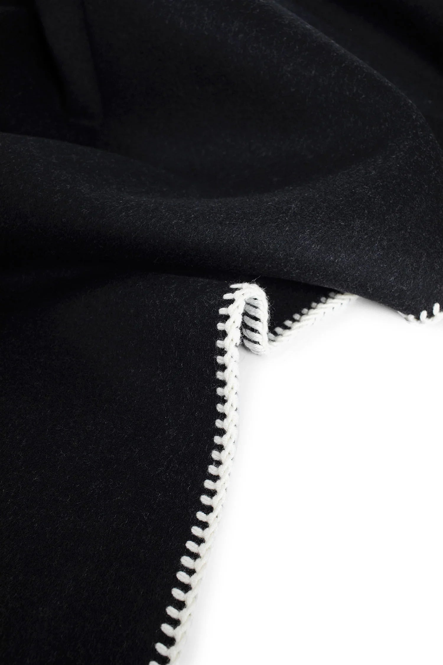 Raf Simons collaboration Double Face logo blanket - Antonioli.eu