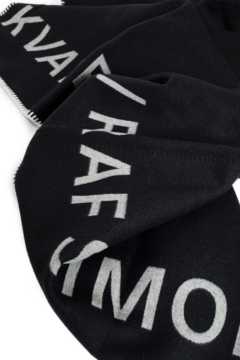 Raf Simons collaboration Double Face logo blanket - Antonioli.eu