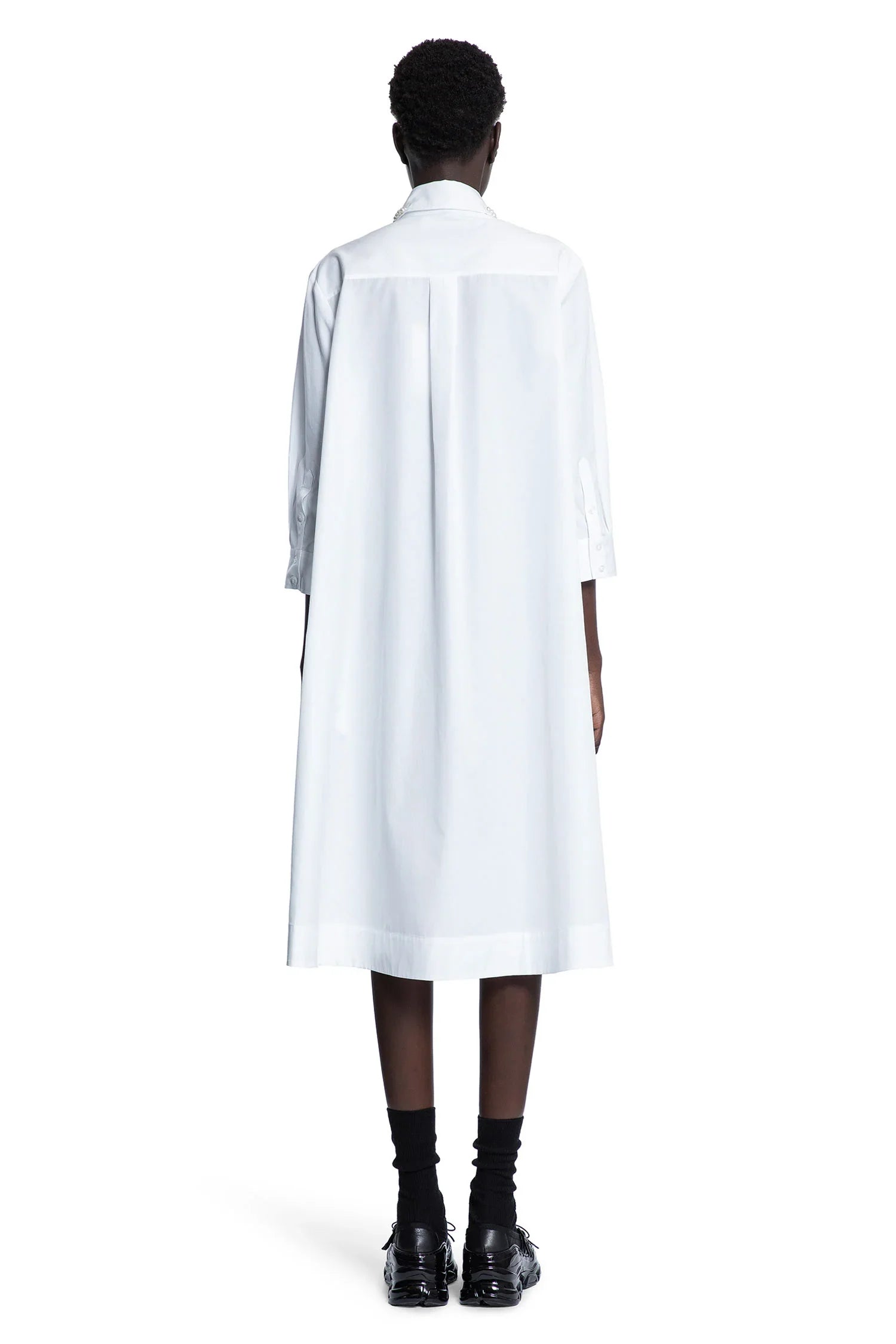Long Masculine Button Placket Shirt - Antonioli.eu