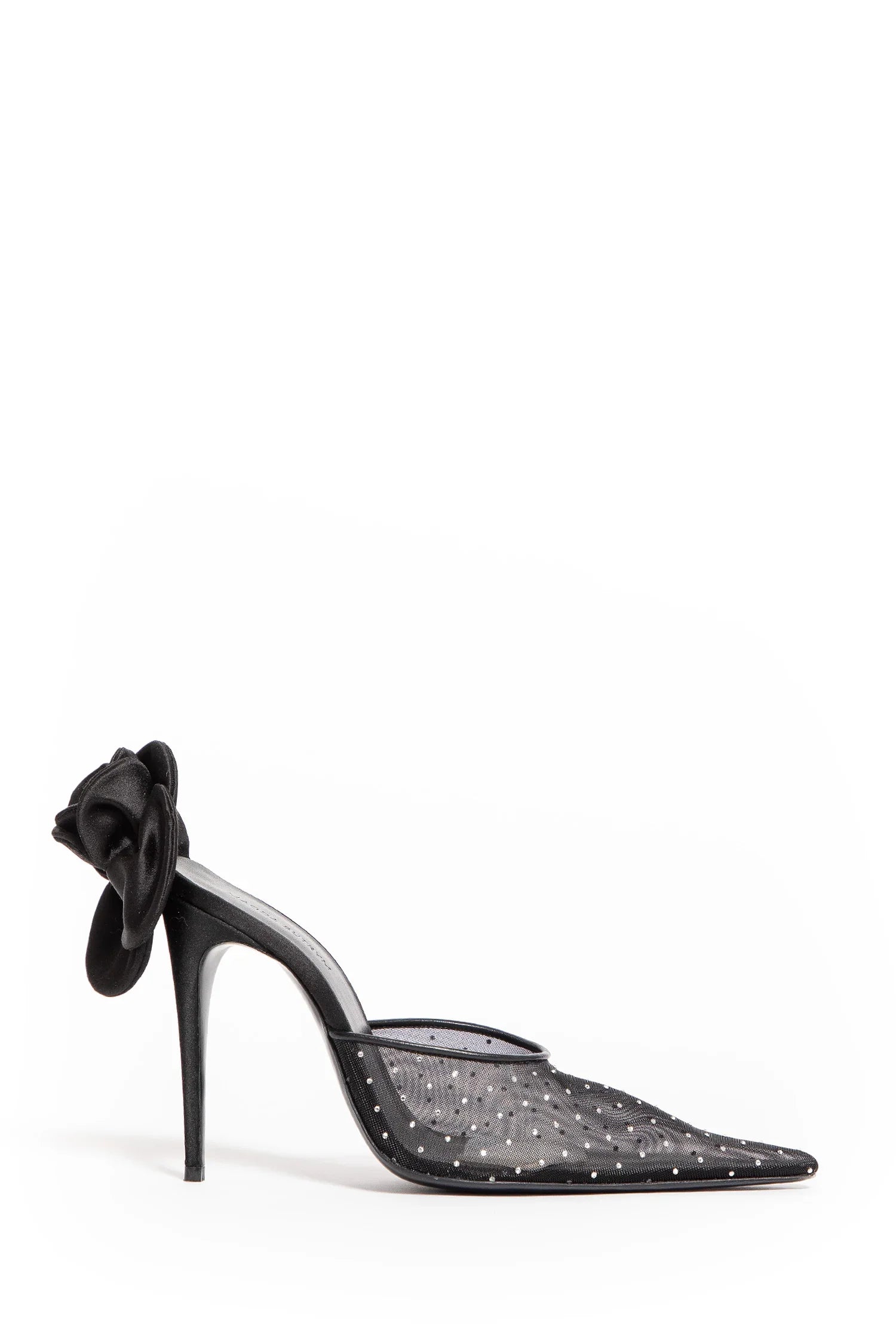 Rose Crystal Mesh Mules - Antonioli.eu