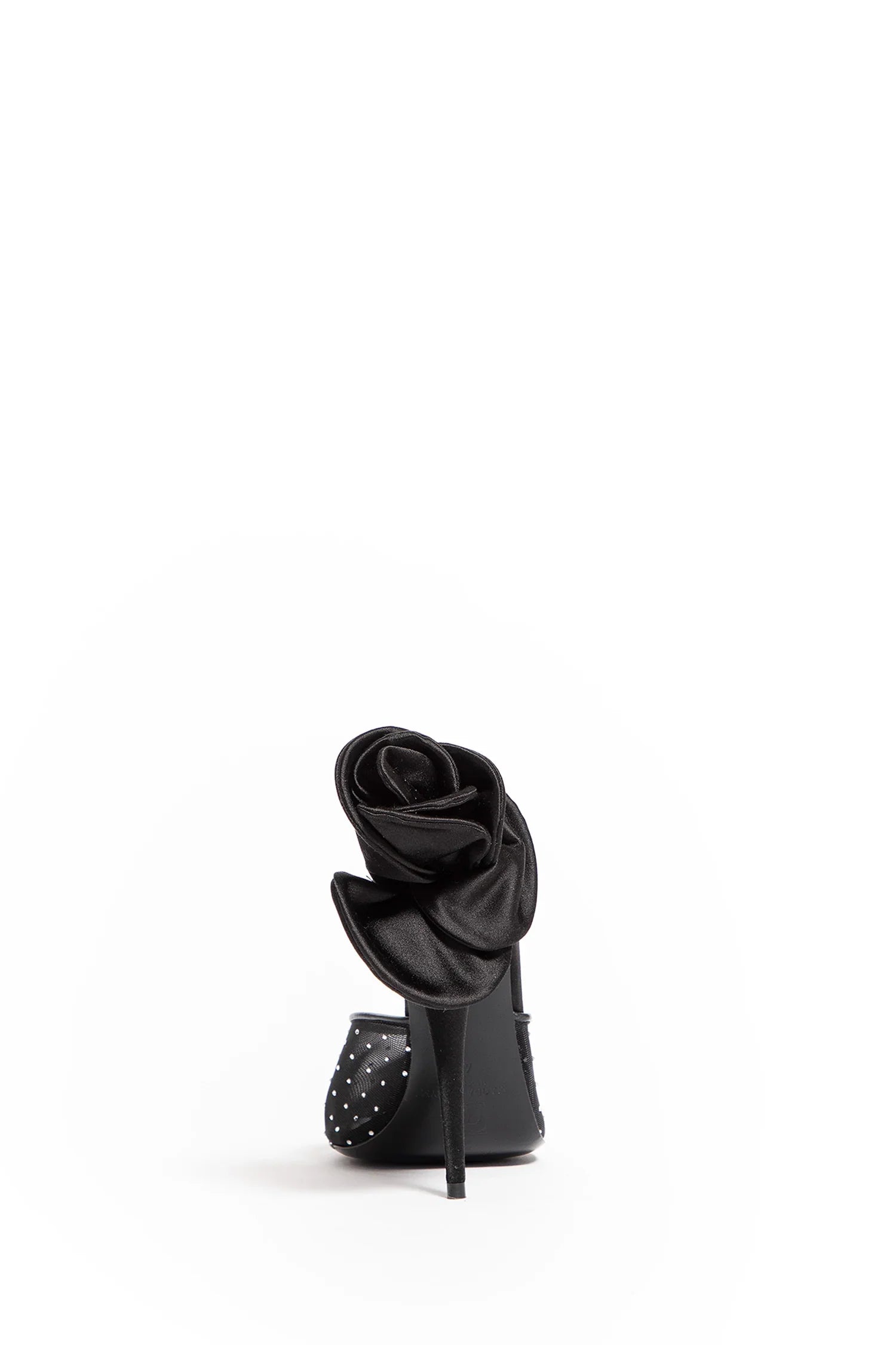 Rose Crystal Mesh Mules - Antonioli.eu