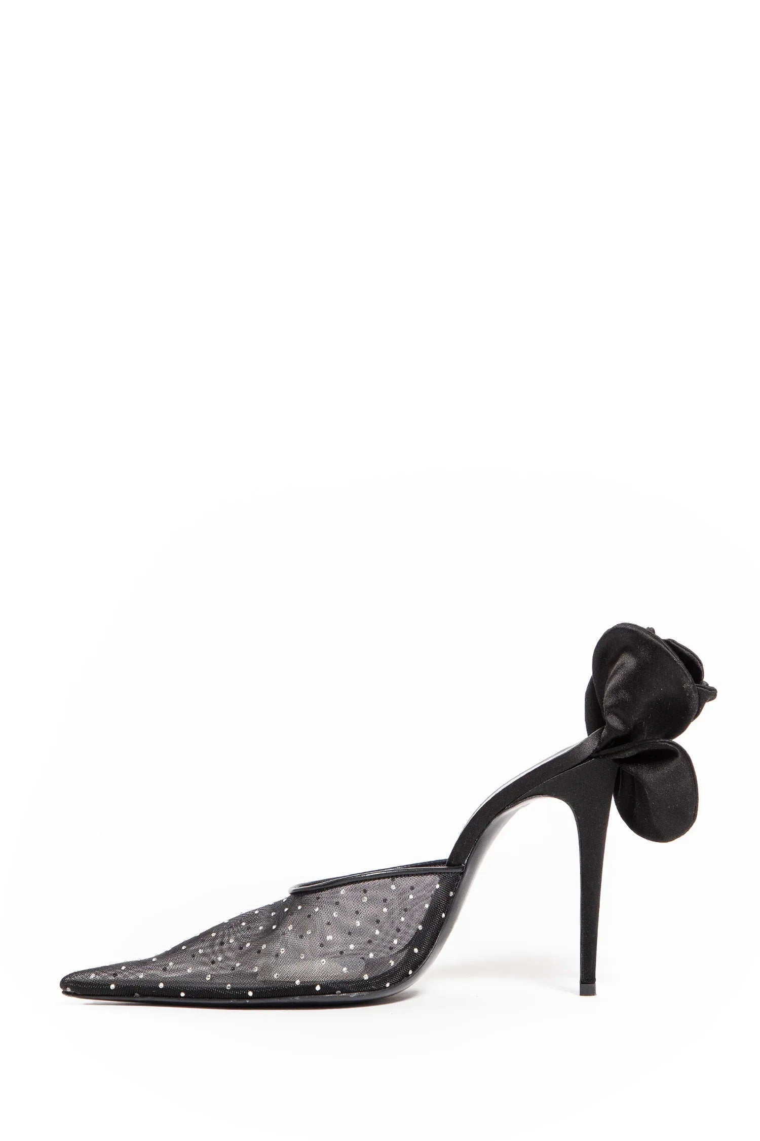 Rose Crystal Mesh Mules - Antonioli.eu