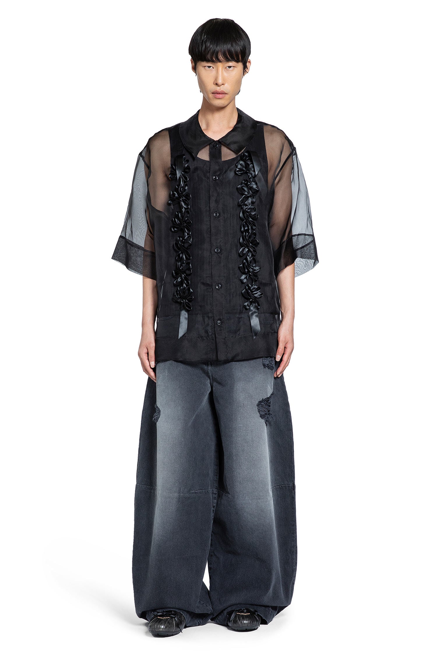 Ribbon Daisy Vest - Antonioli.eu
